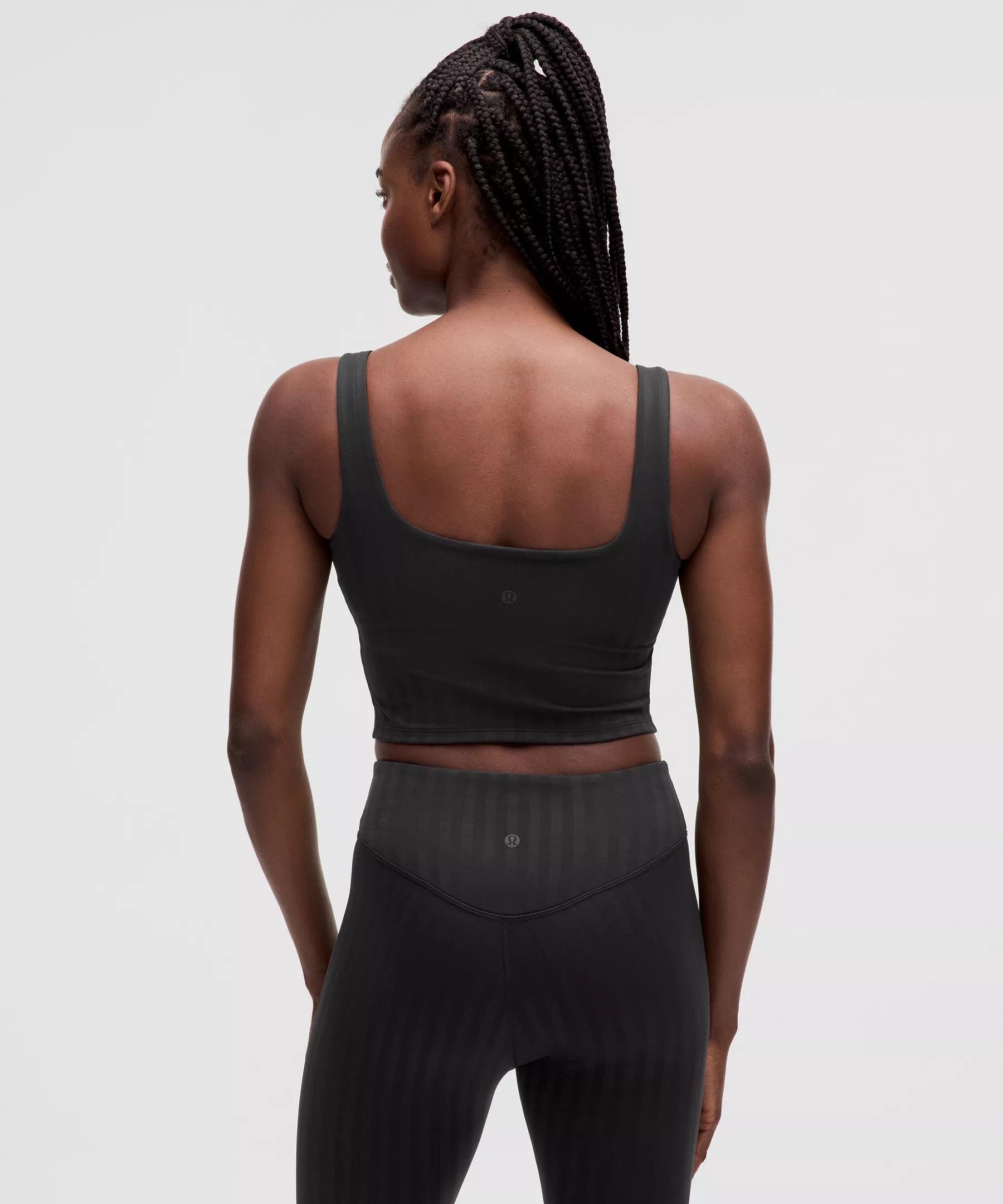 Wunder Under Cropped Tank Top Light Support, C/D Cup *Tonal Stripe Product Image