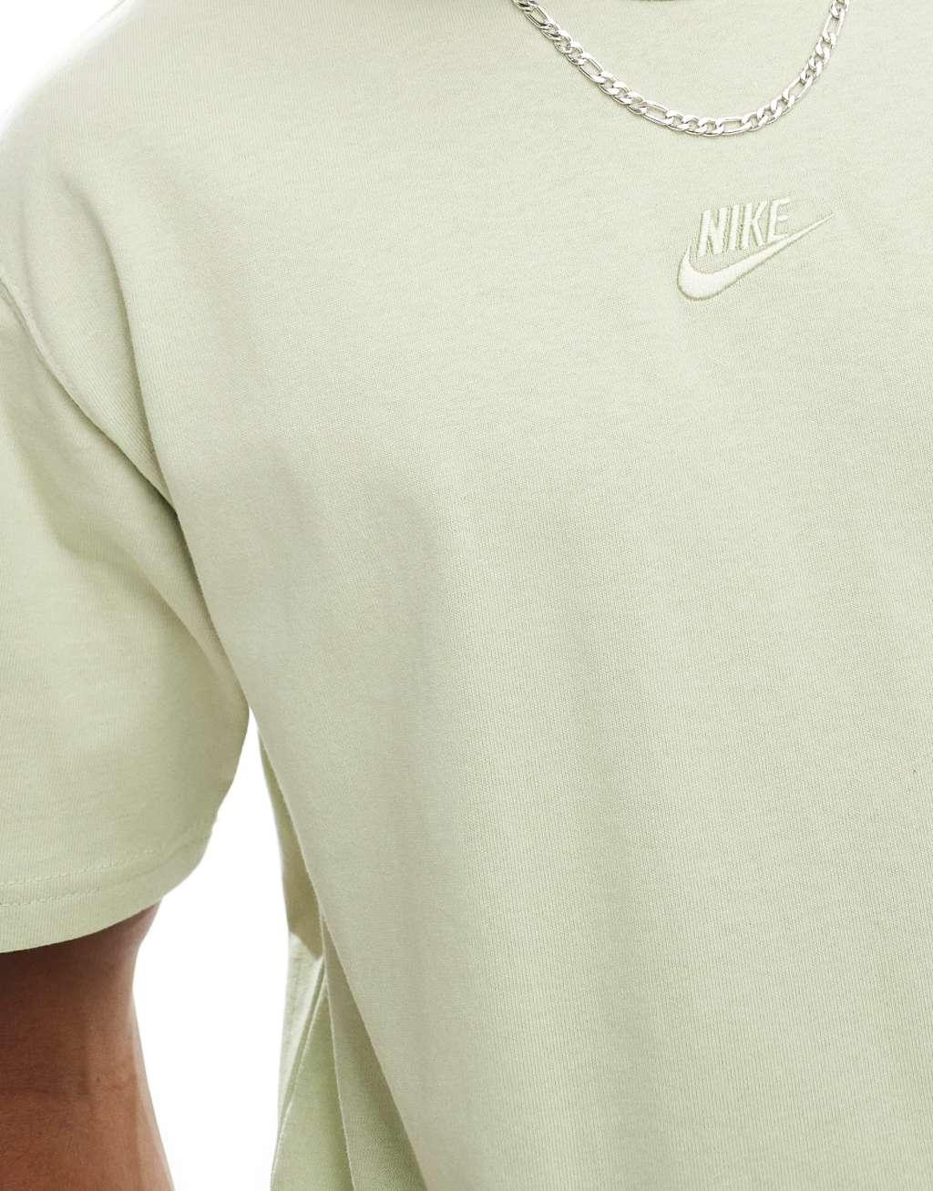 Nike Premium Essentials oversized t-shirt in light green Product Image