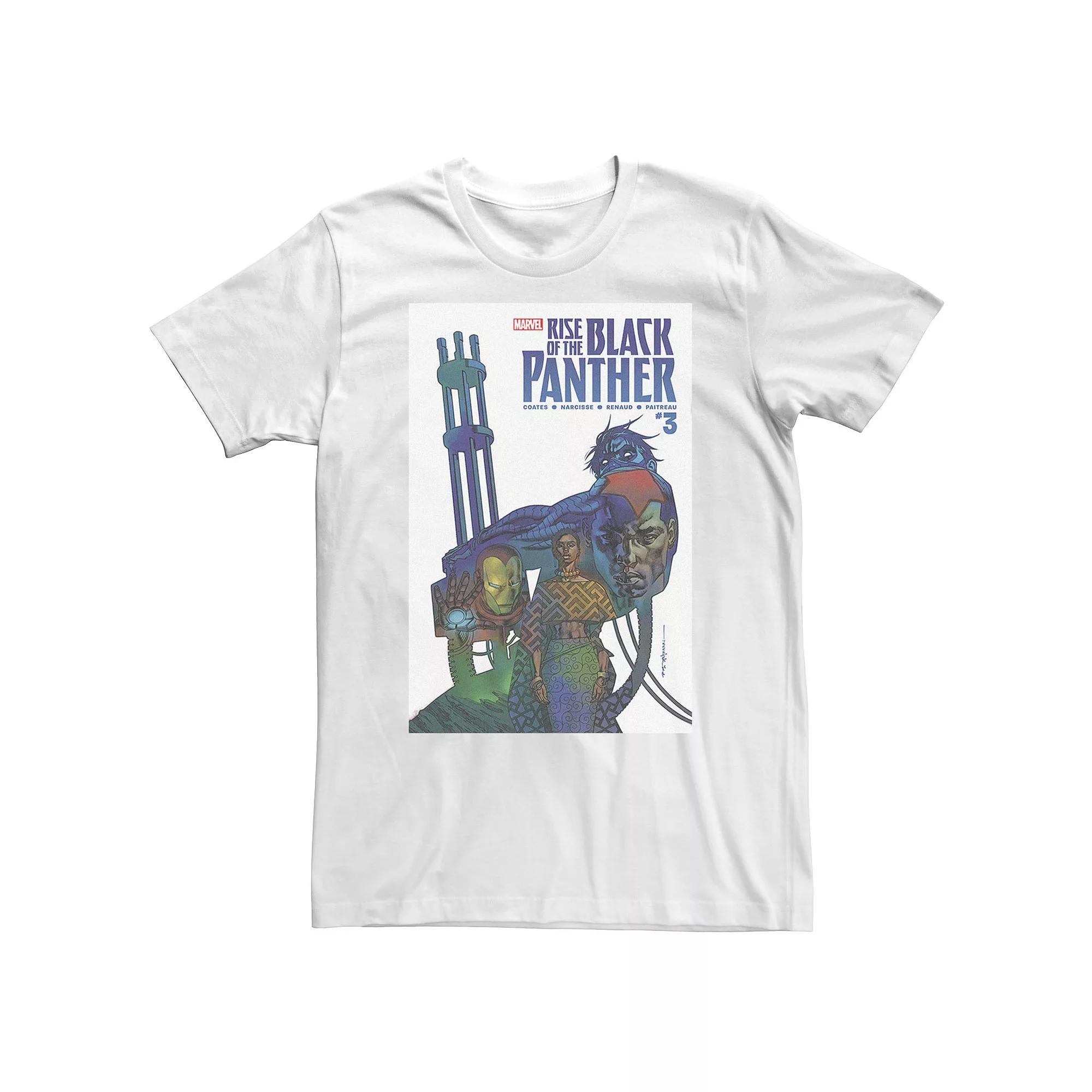 Big & Tall Marvel Rise of Black Panther #3 Comic Cover Tee, Men's,  Product Image