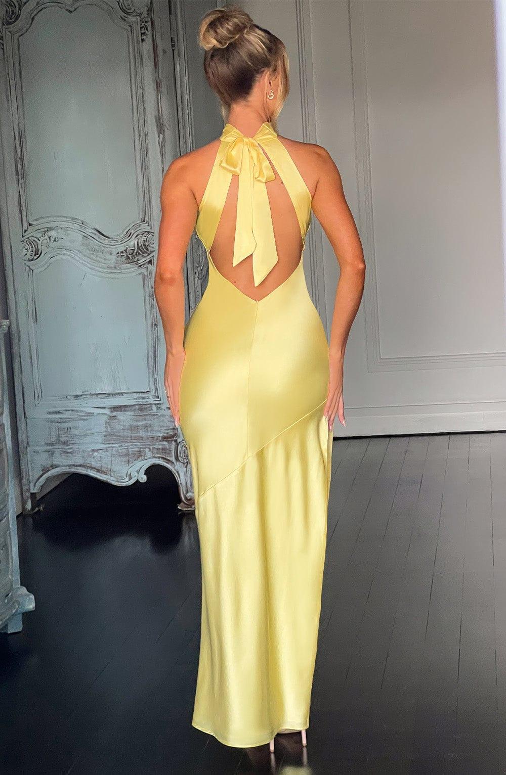 Etta Maxi Dress - Lemon Product Image