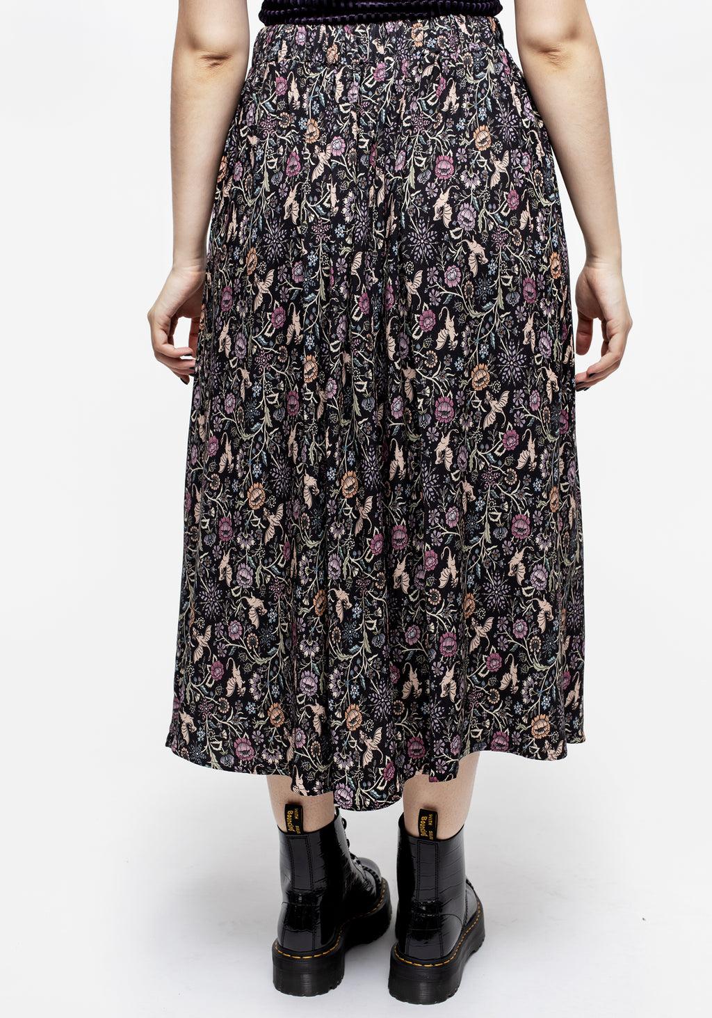 Snapdragon Tie Detail Midi Skirt Product Image