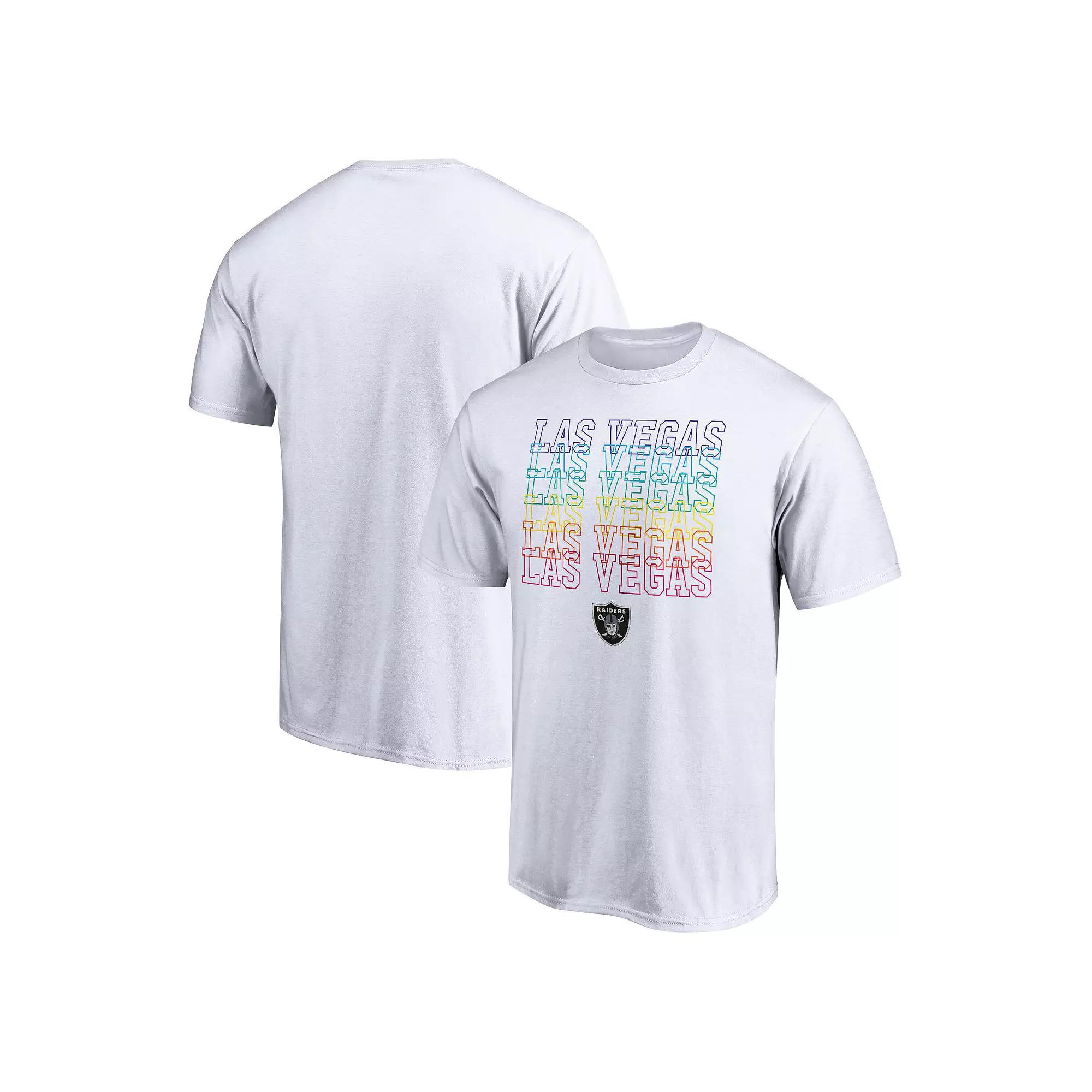 Mens Fanatics Branded White Las Vegas Raiders City Pride T-Shirt Product Image