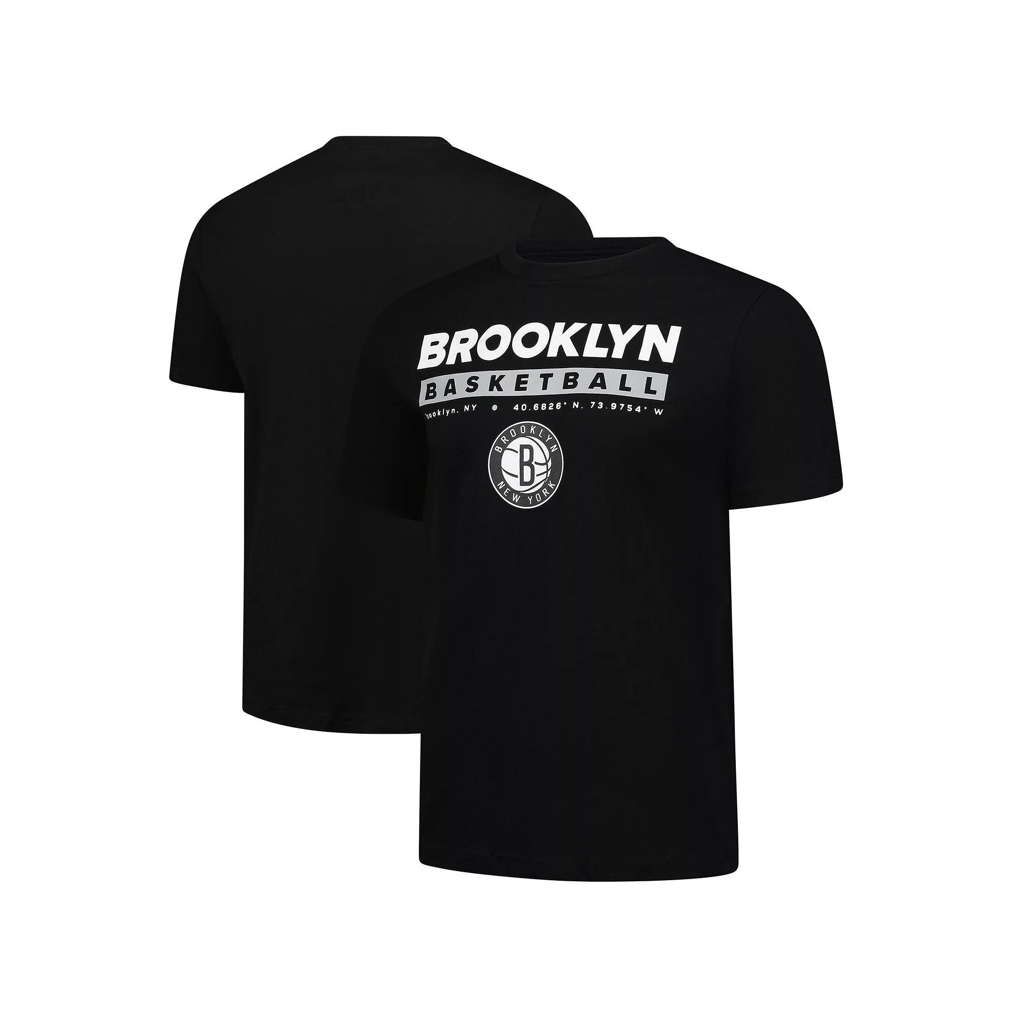 Men's Fanatics Black Brooklyn Nets Location Just Net T-Shirt,  Product Image