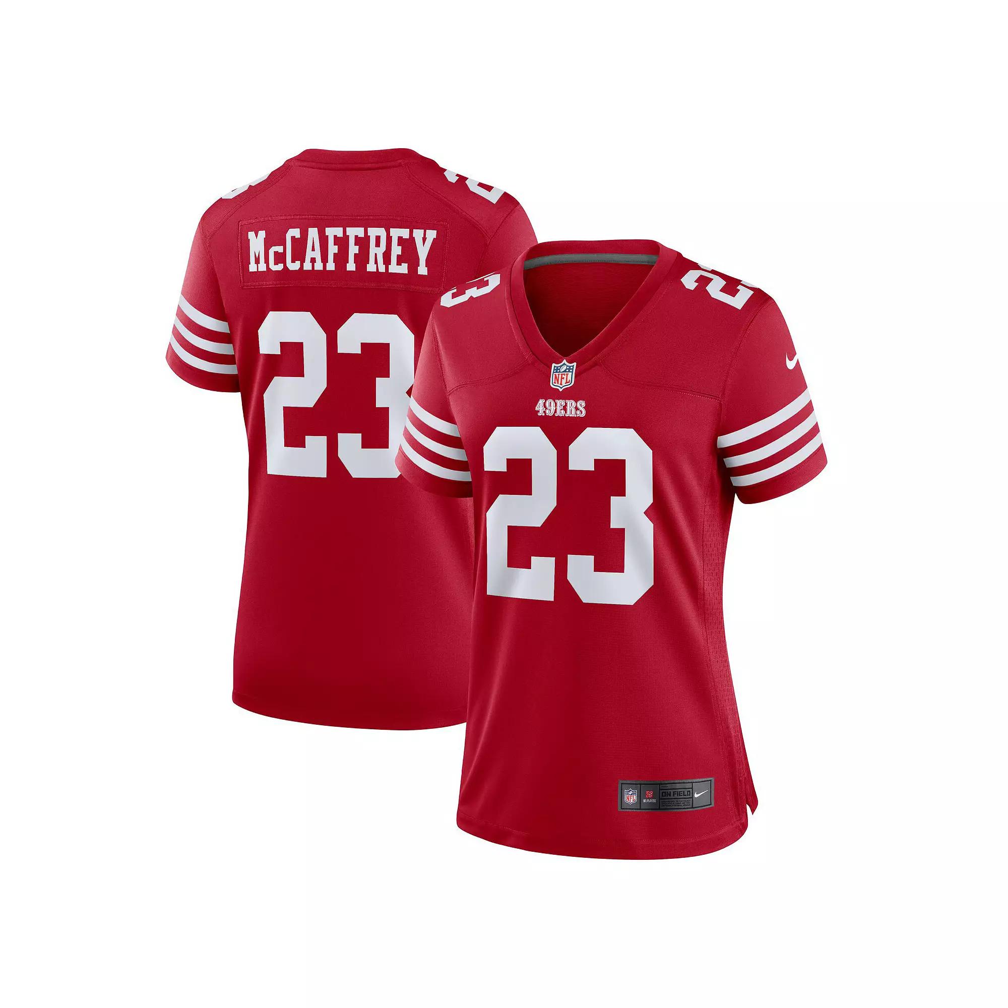 Women's Nike Christian McCaffrey Scarlet San Francisco 49ers Player Jersey, Size: Medium, Red Product Image