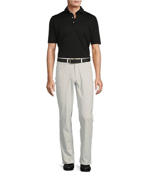 Hart Schaffner Marx Luxury Performance Short Sleeve Solid Polo Shirt Product Image