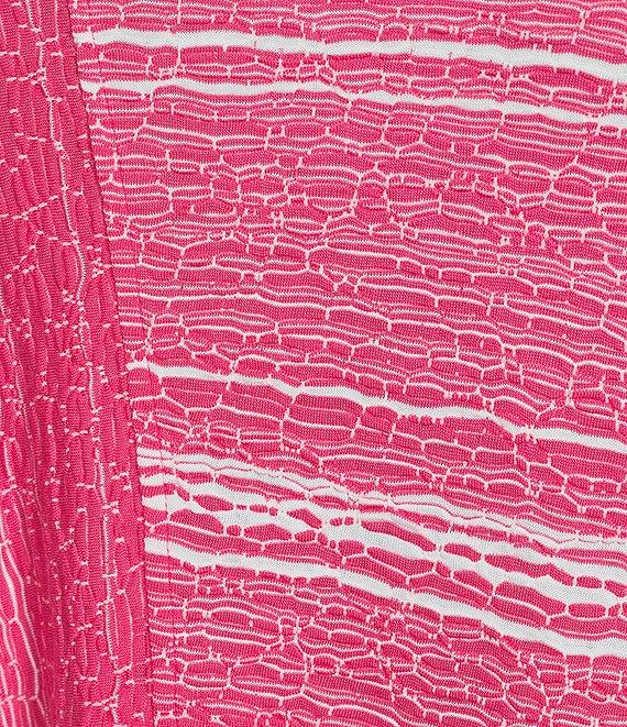 Ali Miles Plus Size Textured Knit Round Neck Long Sleeve Top Product Image