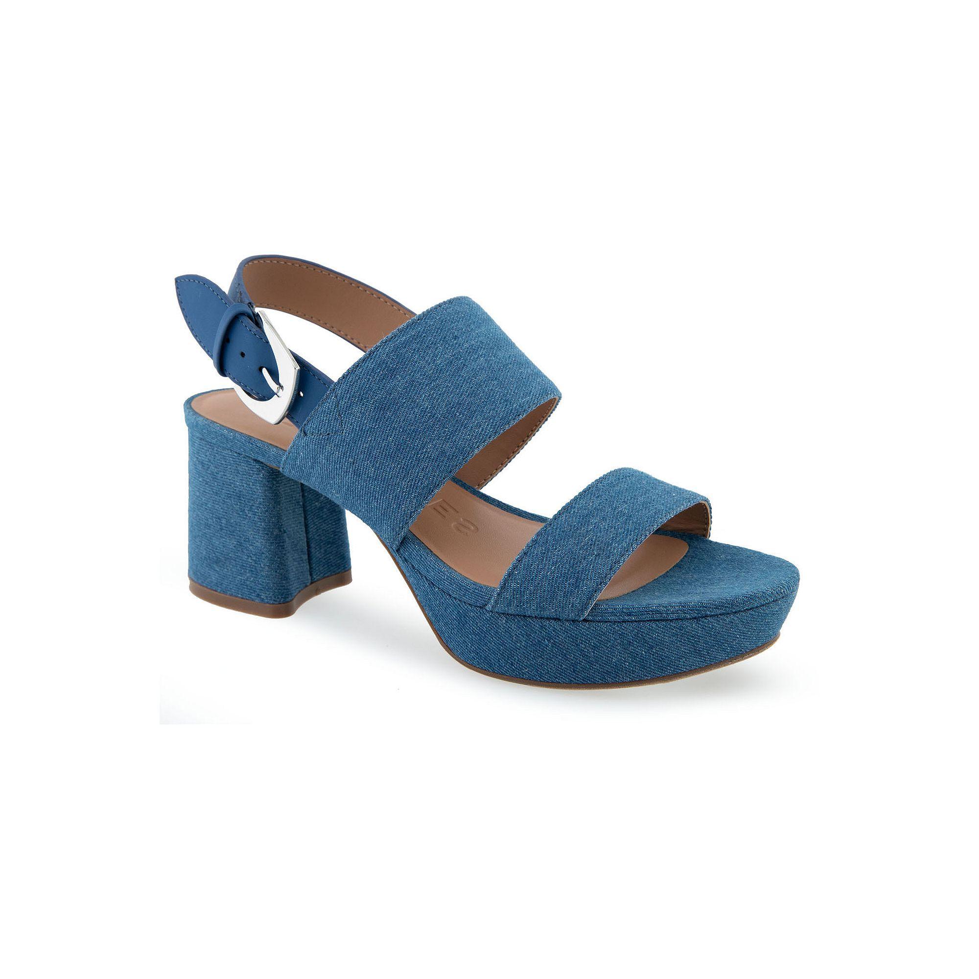 Aerosoles Camilia Women's Platform Sandals, Size: 6.5, Medium Blue Blue Product Image