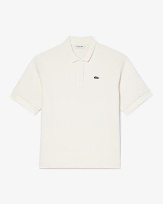 Oversized Piqué Polo Shirt Product Image