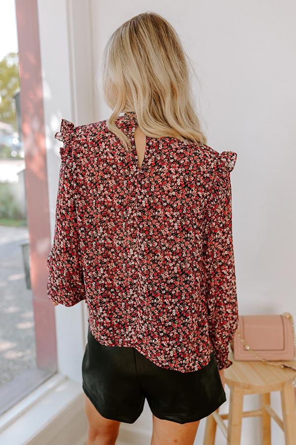Vivid Views Floral Shift Top in Pink Product Image