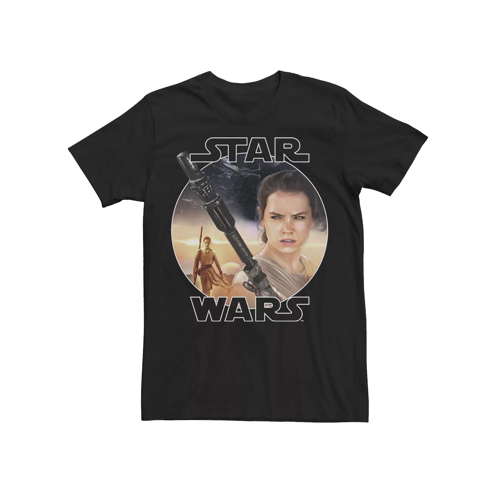 Men's Star Wars Rey Close Up Tee,  Product Image