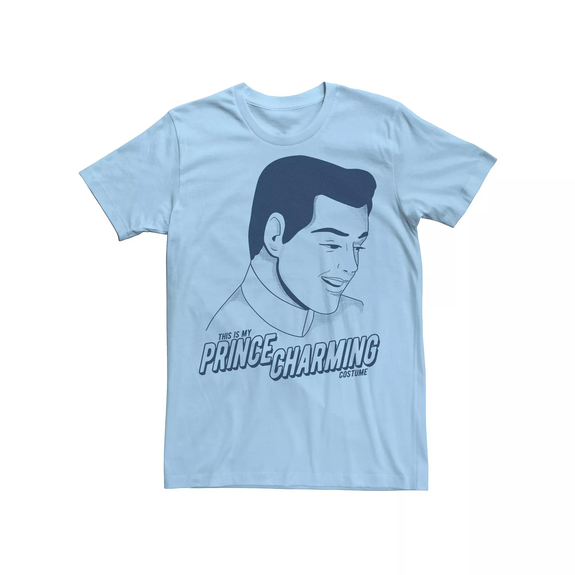 Disney's Cinderella Prince Charming Men's Costume Tee,  Product Image