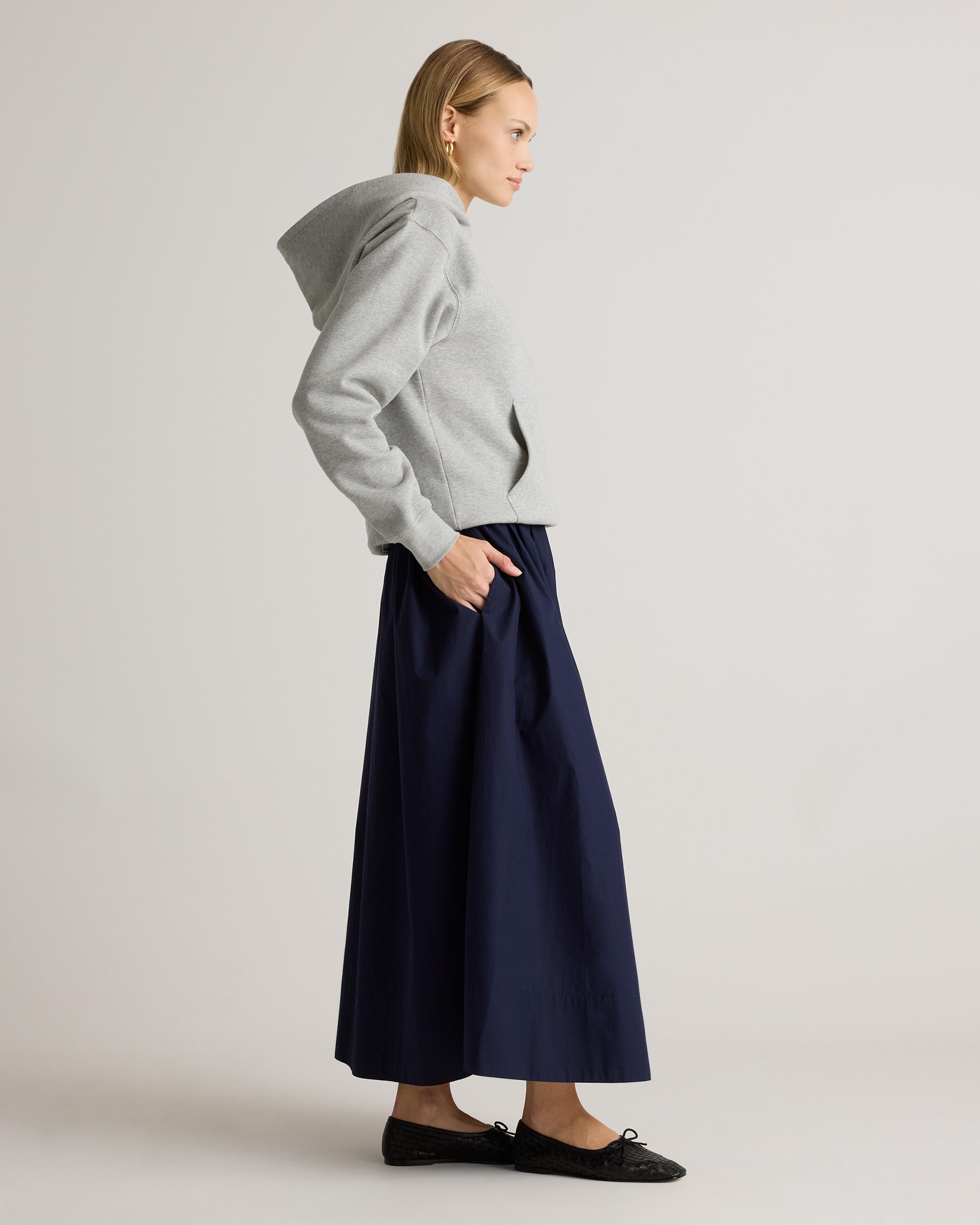 Quince | Women's Poplin A-line Maxi Skirt Organic Cotton Product Image