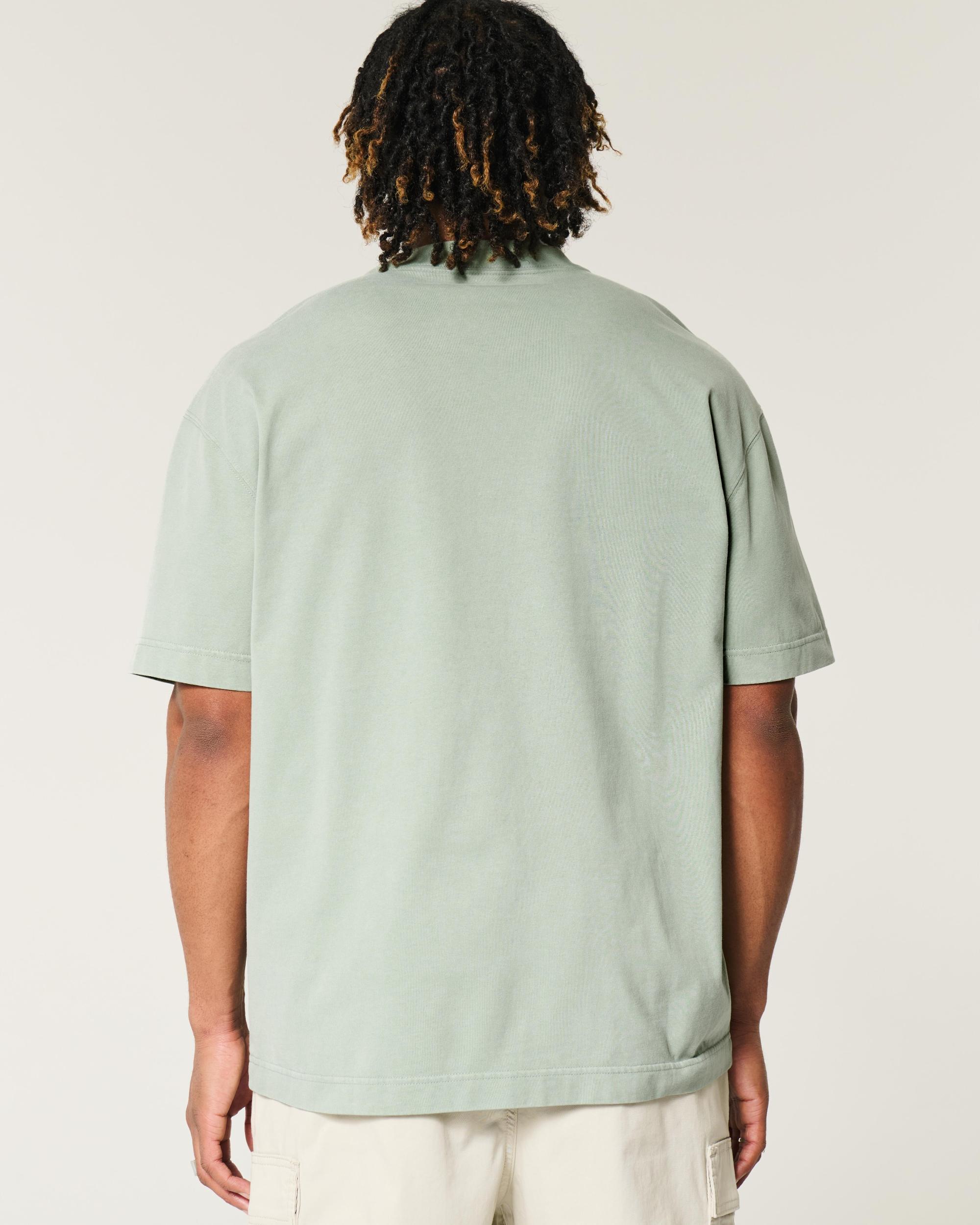 Dalix Mens Lil Smile Heavy Weight Cotton Tee Product Image