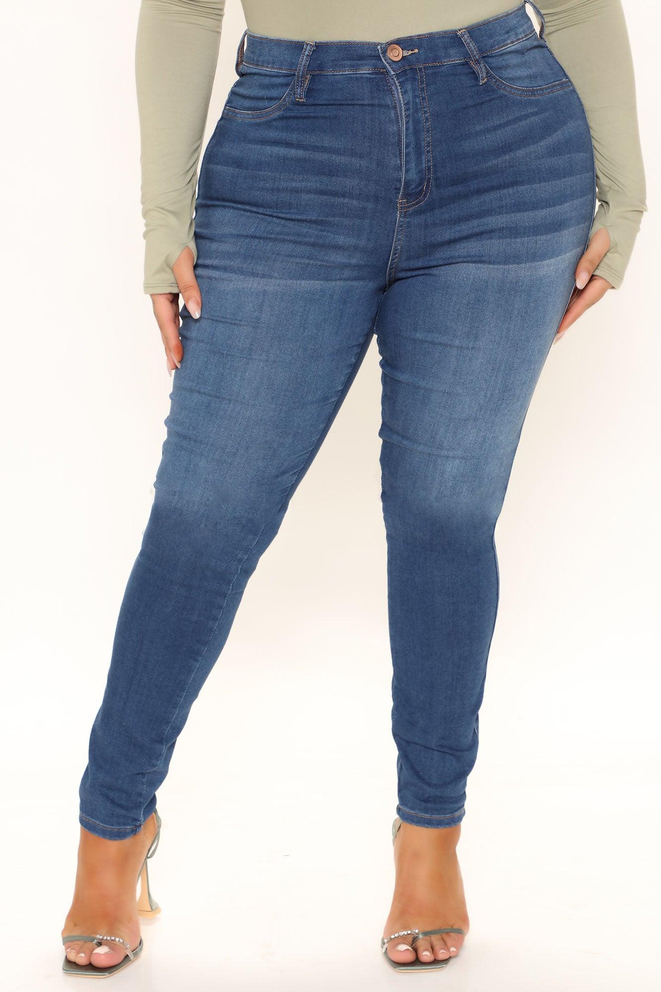 Tall Emma Super Stretch High Rise Skinny Jean - Medium Wash Product Image