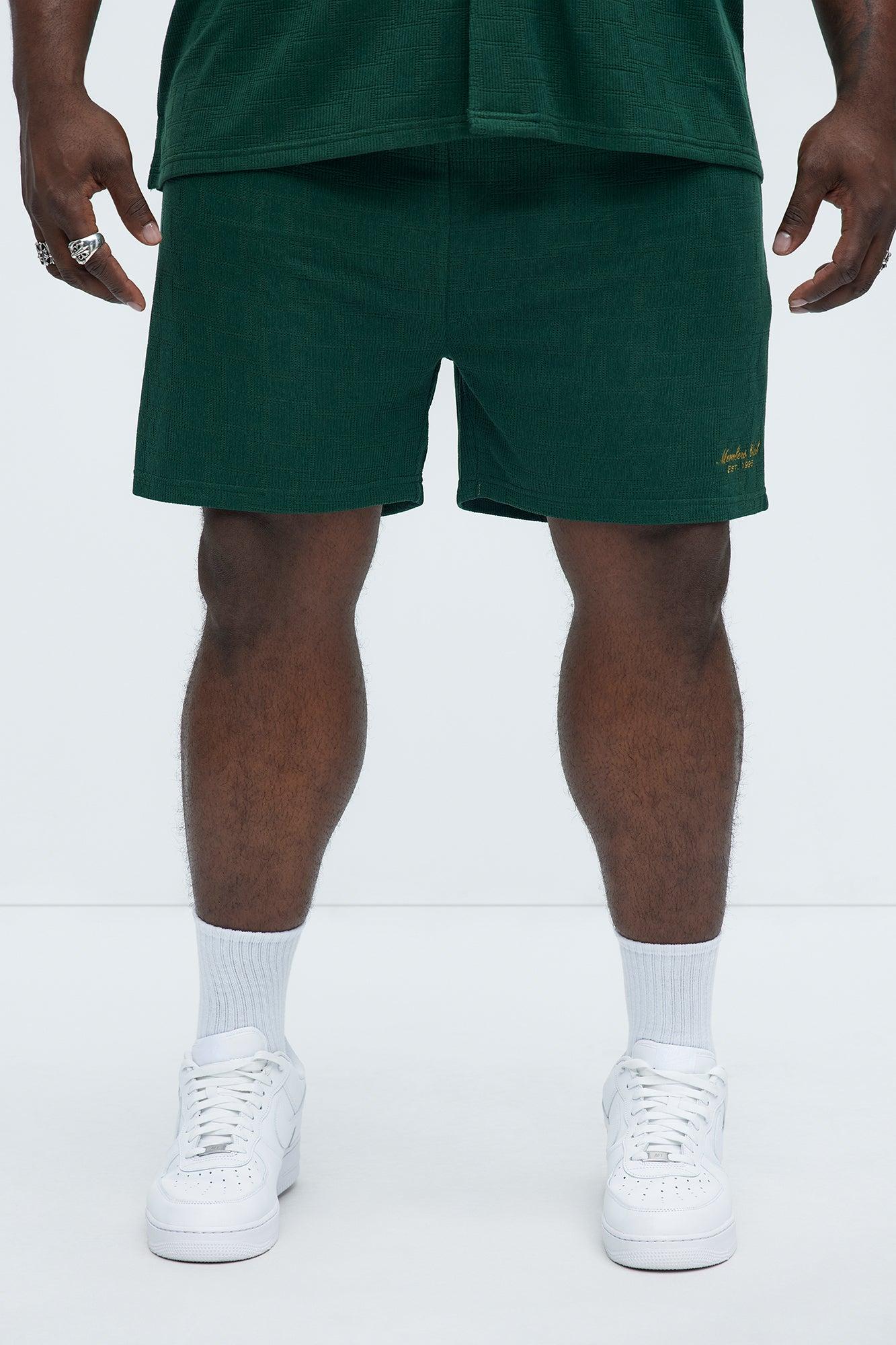 Vintage Relaxed Shorts - Hunter Green Product Image