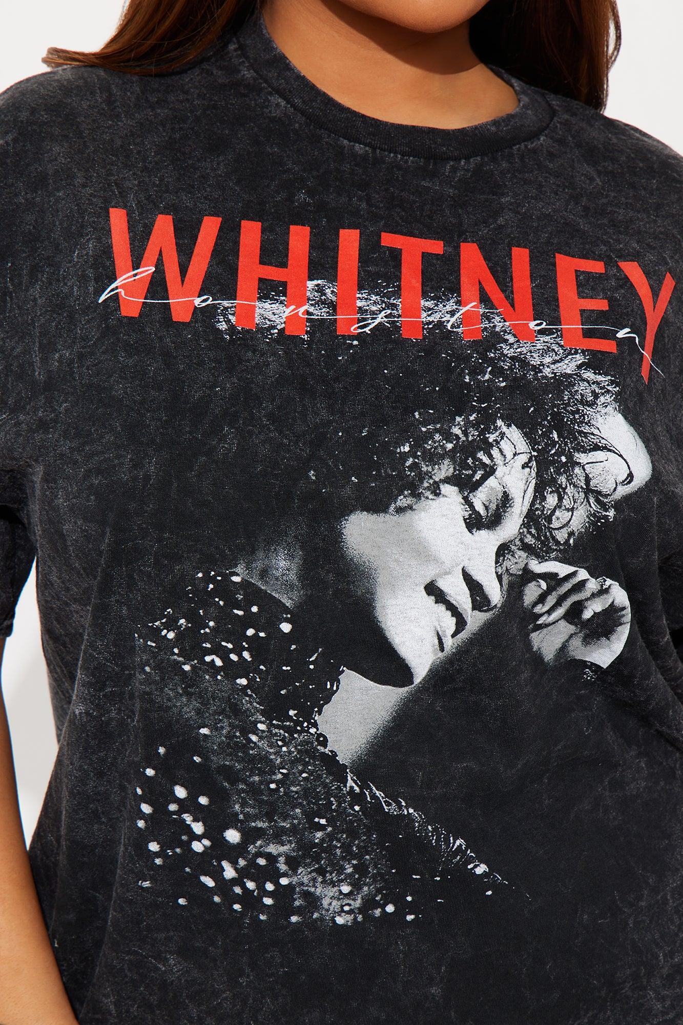 Whitney Houston Shooting Star Oversized Tee - Black Female Product Image