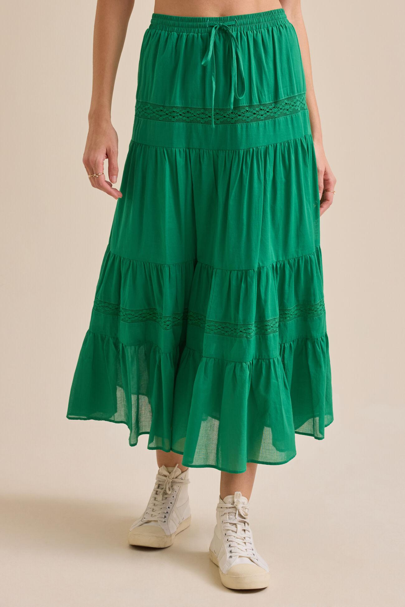 Austin Lace Midi Skirt Product Image