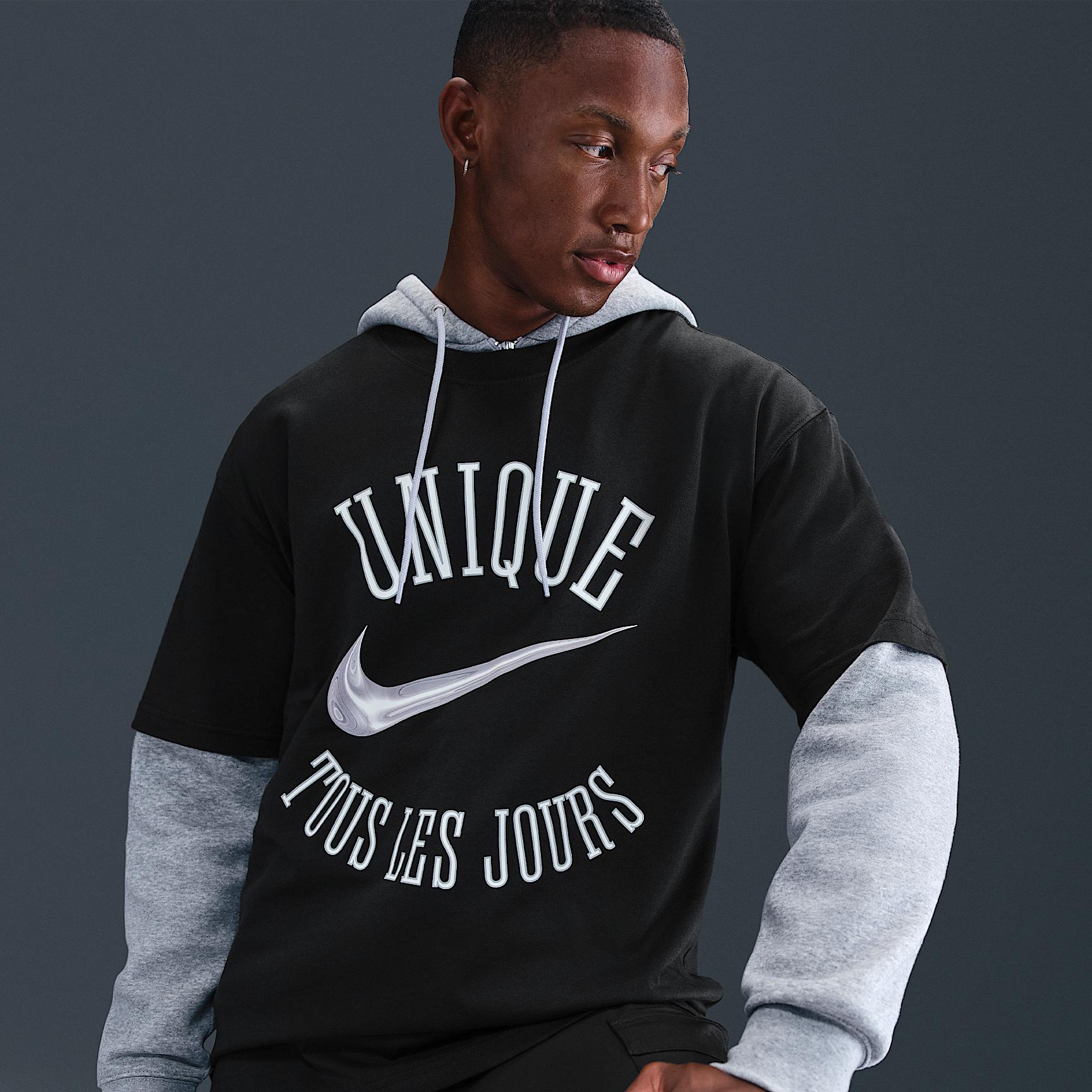 Nike Mens Victor Wembanyama Basketball T-Shirt | HV1695-010 Product Image