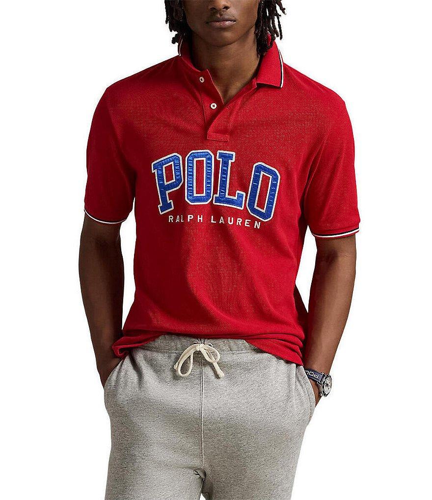 Polo Ralph Lauren Classic Fit Logo Mesh Short Sleeve Polo Shirt Product Image