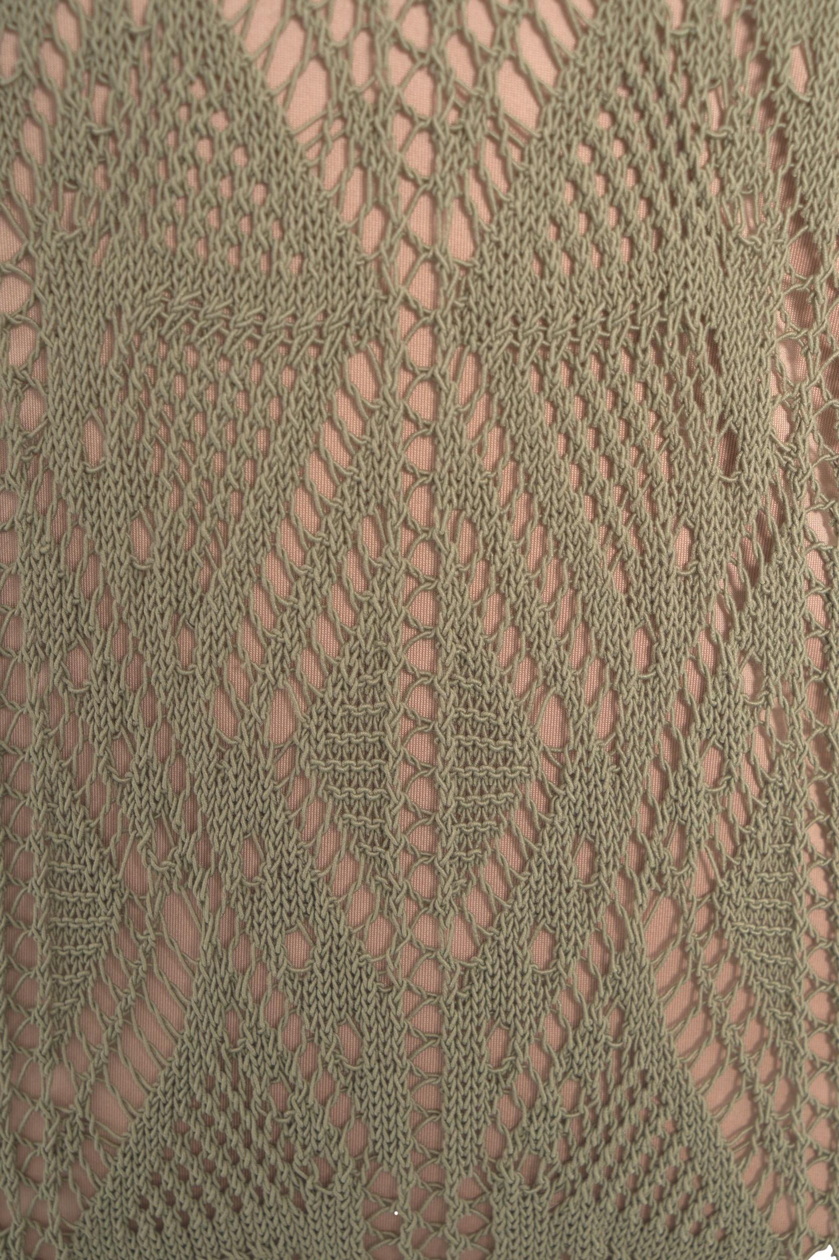 Lace crochet maxi dress Product Image