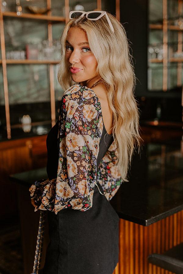 Downtown Happy Hour Floral Bodysuit Product Image