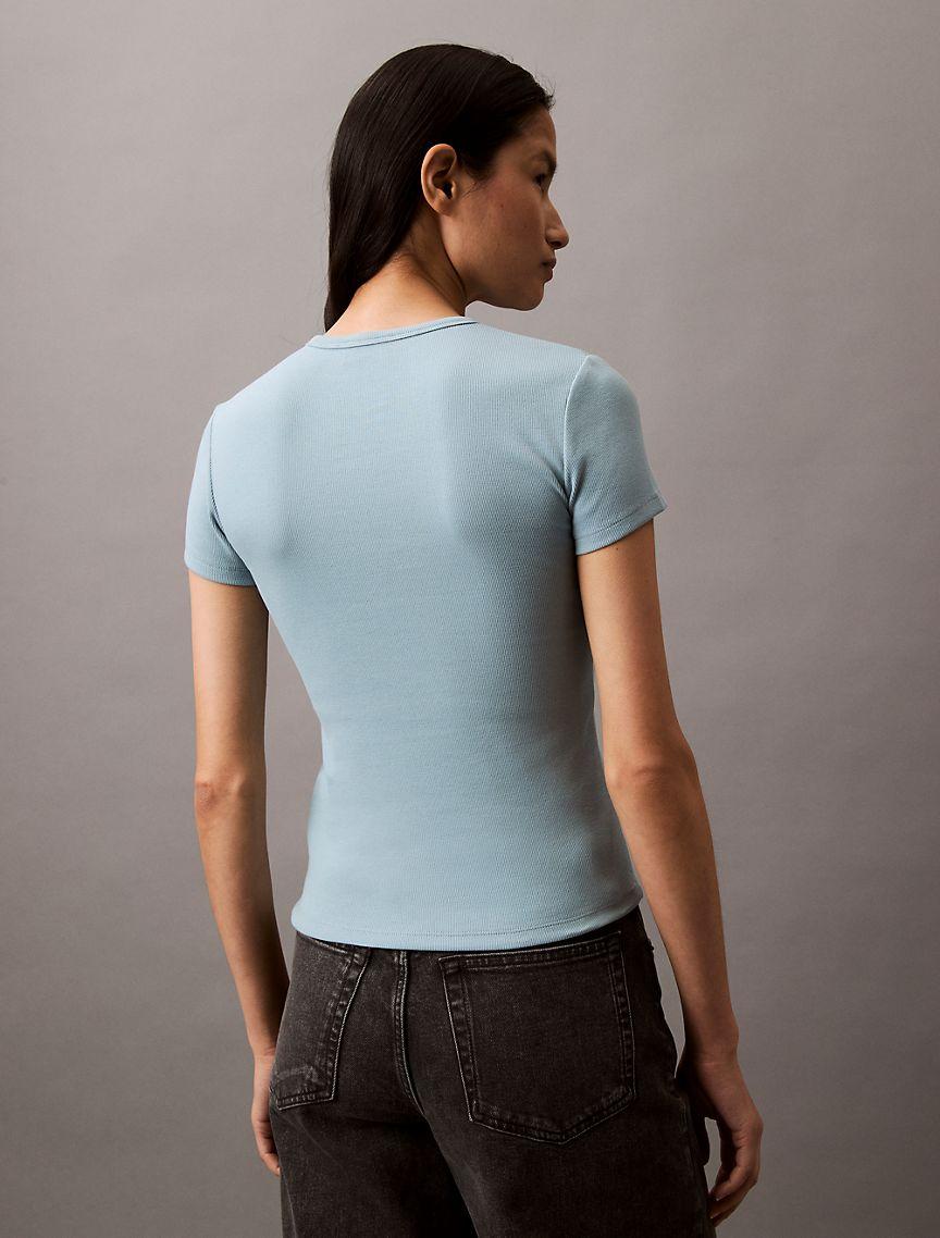 Cotton Contour Rib T-Shirt Product Image