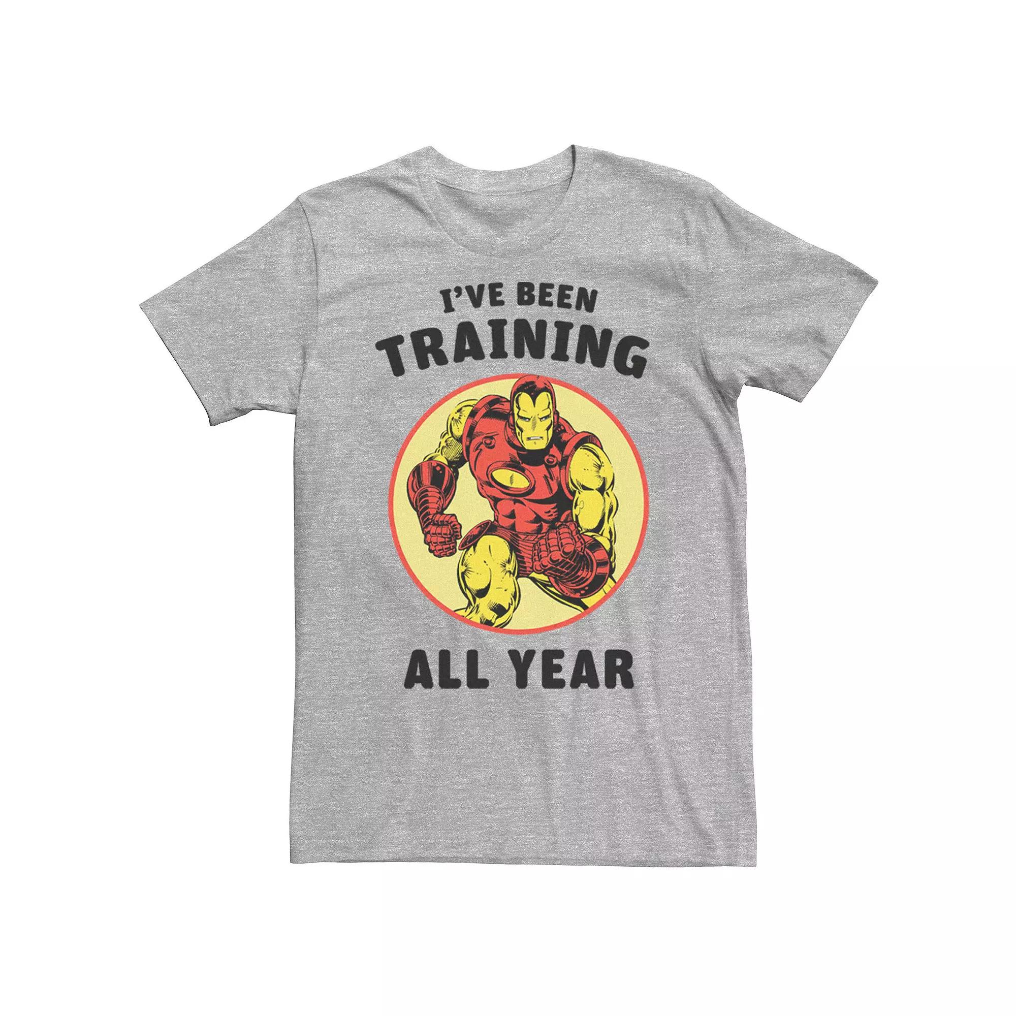 Men's Marvel Iron Man Training All Year Tee,  Product Image