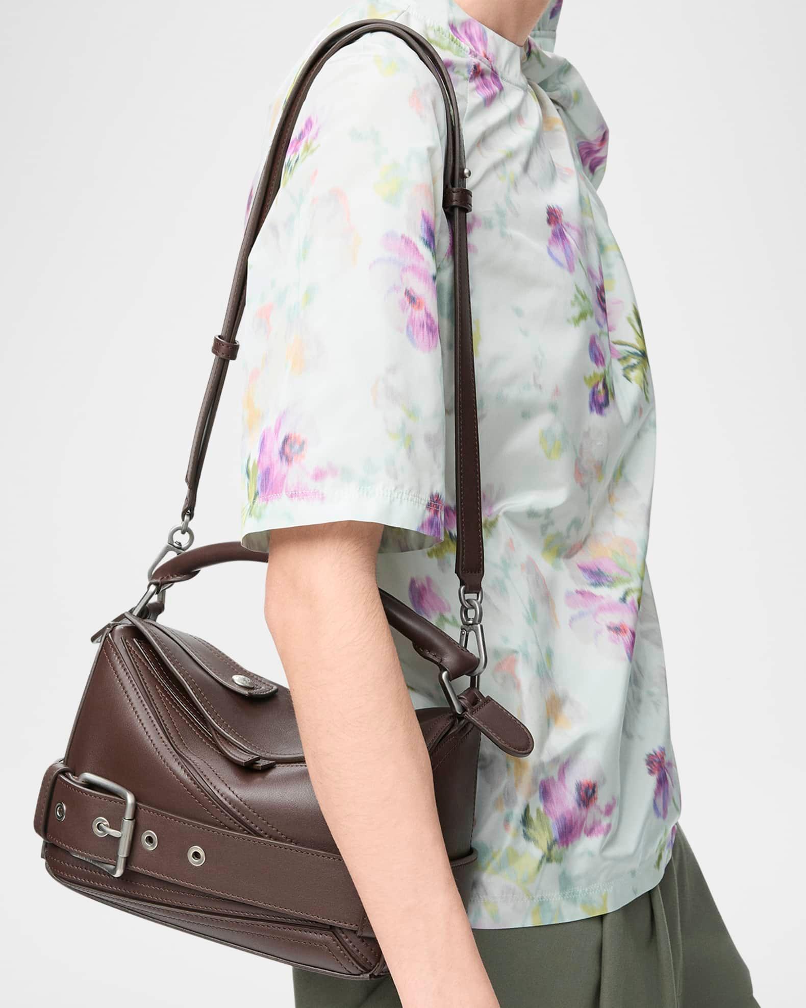 Puzzle Biker Top-Handle Bag in Shiny Leather Product Image