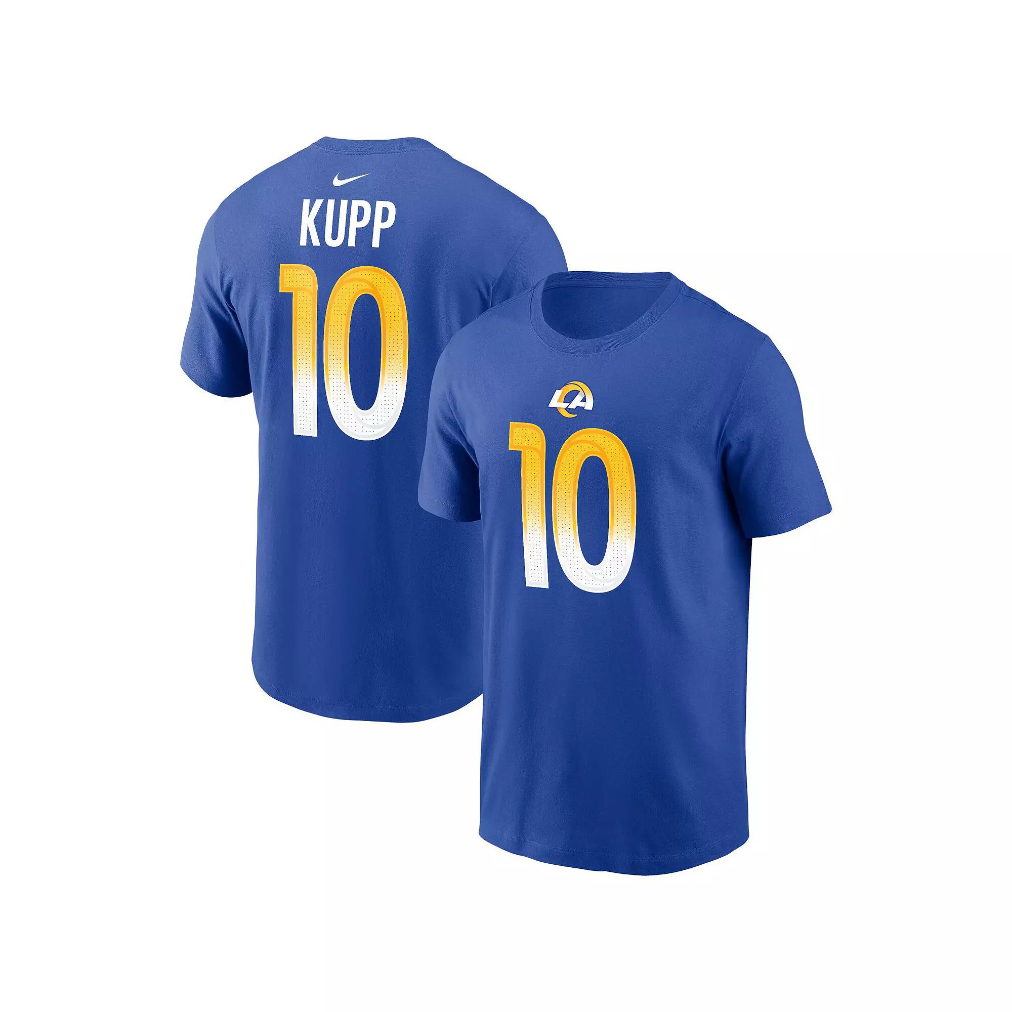 Men's Nike Cooper Kupp Royal Los Angeles Rams Player Name & Number T-Shirt, Size: Large, Blue Product Image