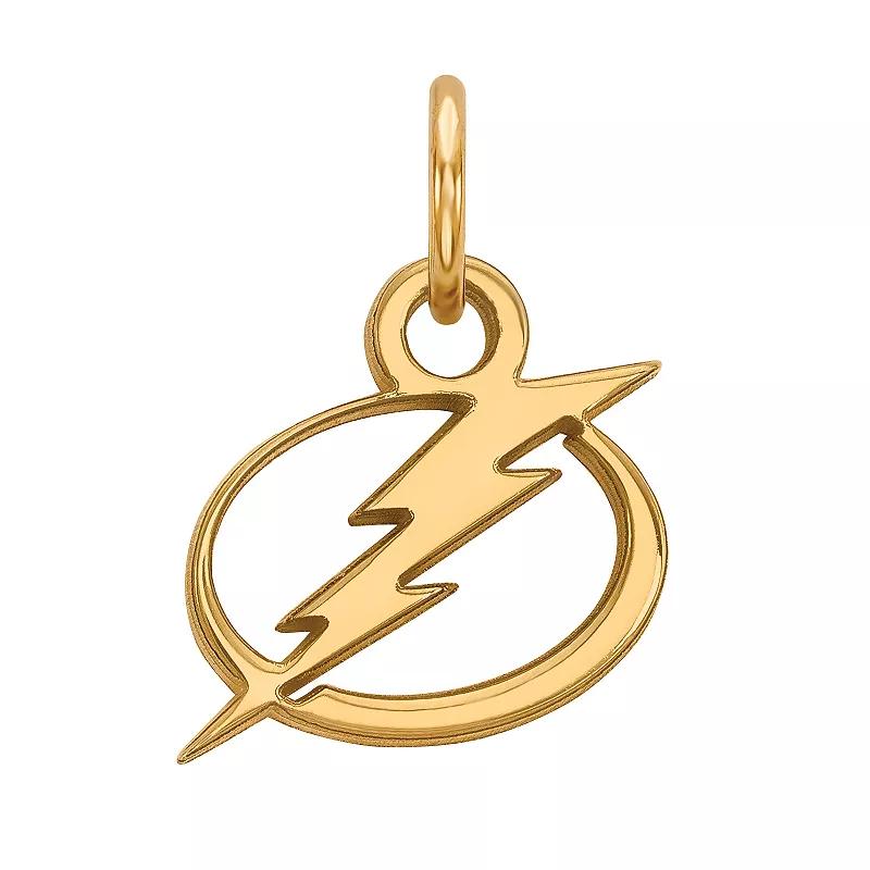 LogoArt Sterling Silver Tampa Bay Lightning Mini Logo Pendant, Women's Product Image