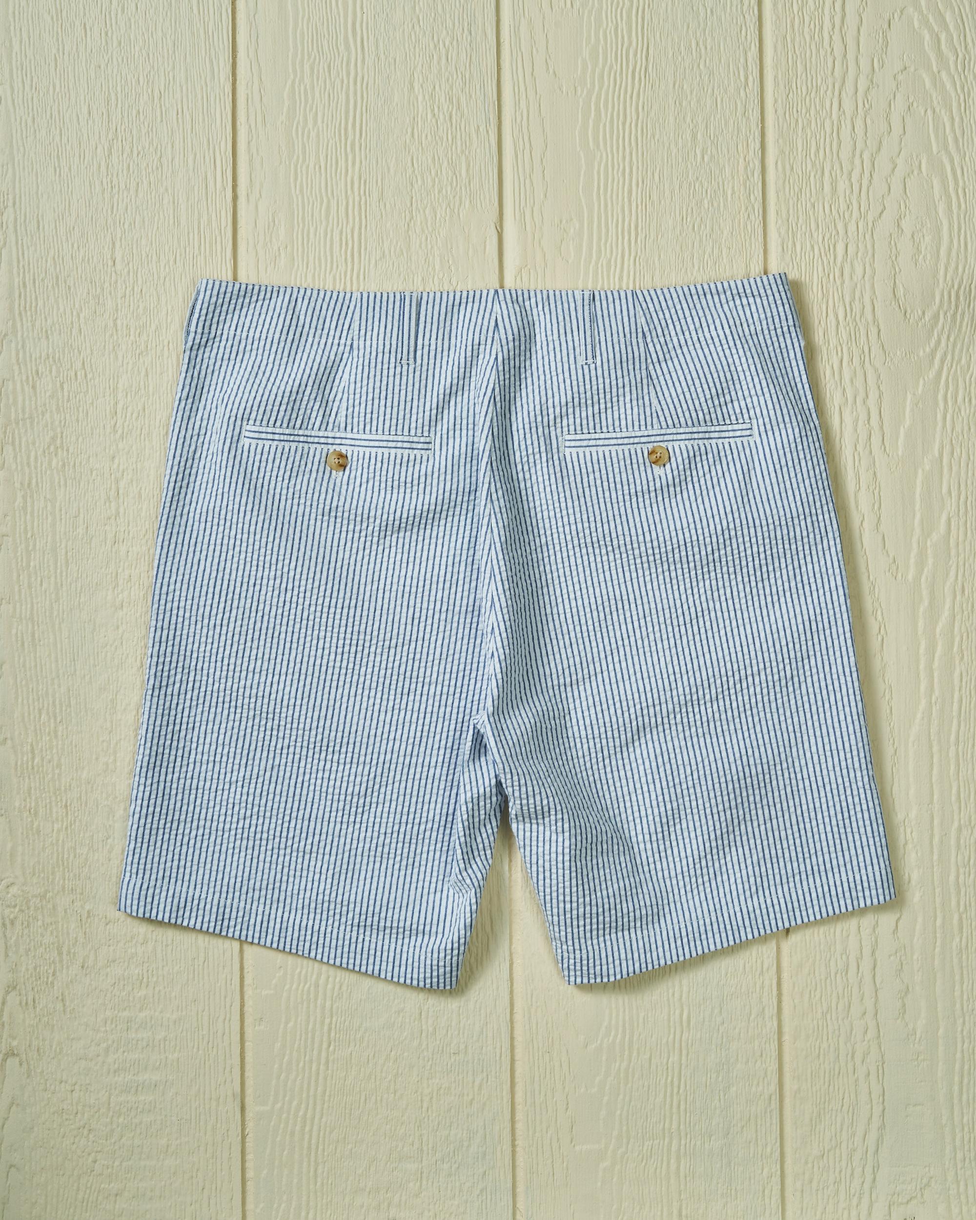 Camden Short in Navy Seersucker Product Image