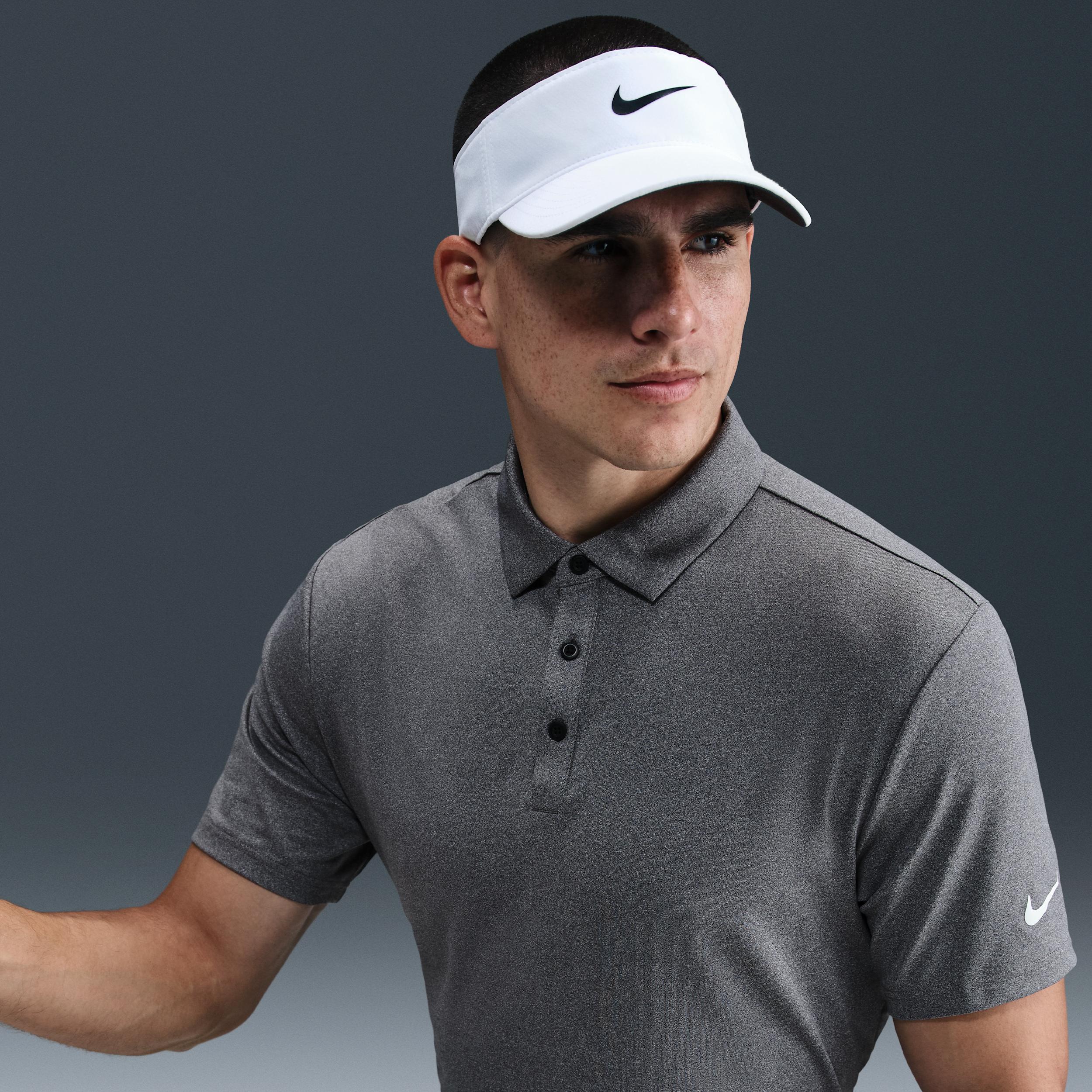 Nike Mens Tour Dri-FIT Heathered Golf Polo | FZ7473-009 Product Image