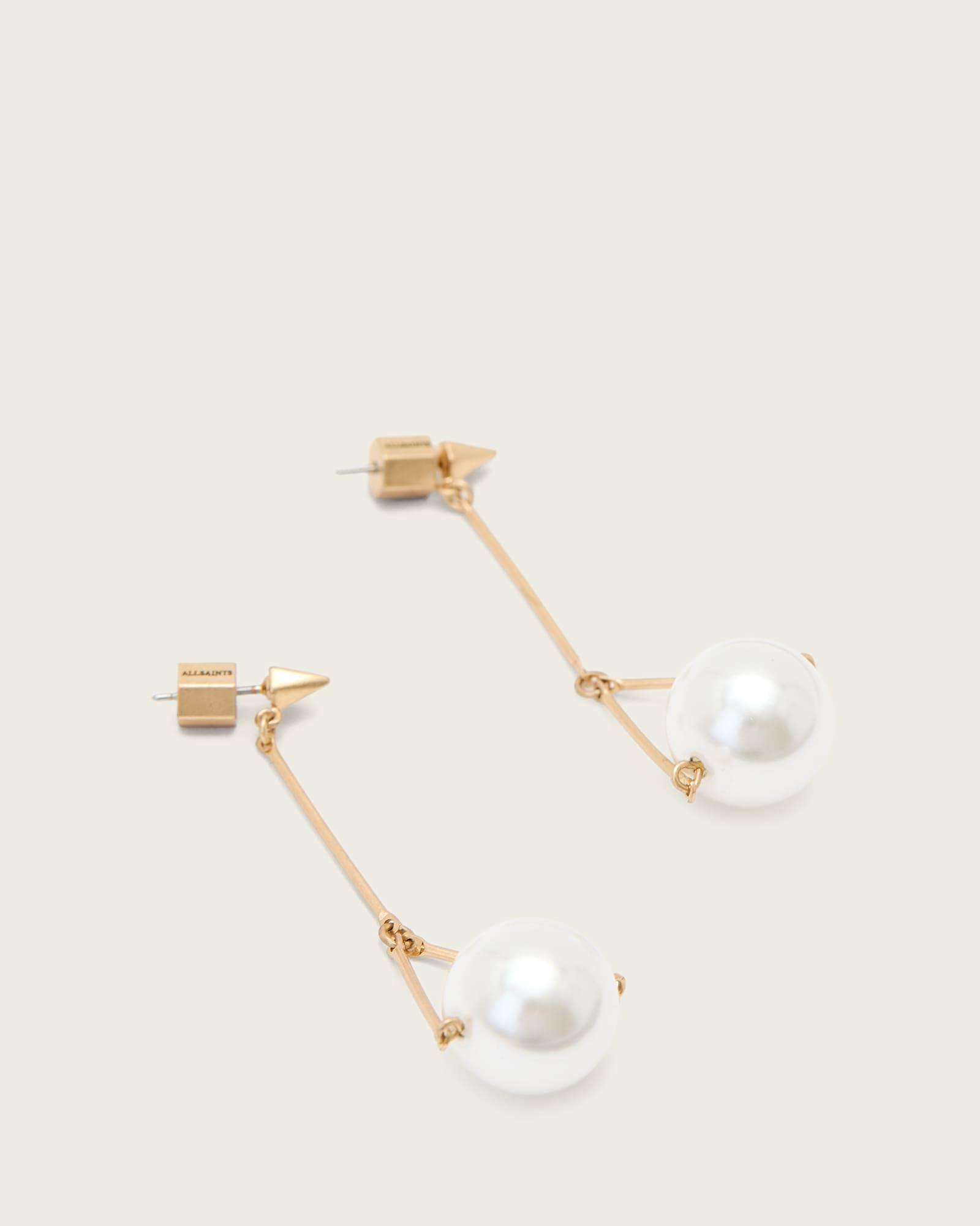 April T-Bar Bracelet WARM SILVER | ALLSAINTS US Product Image