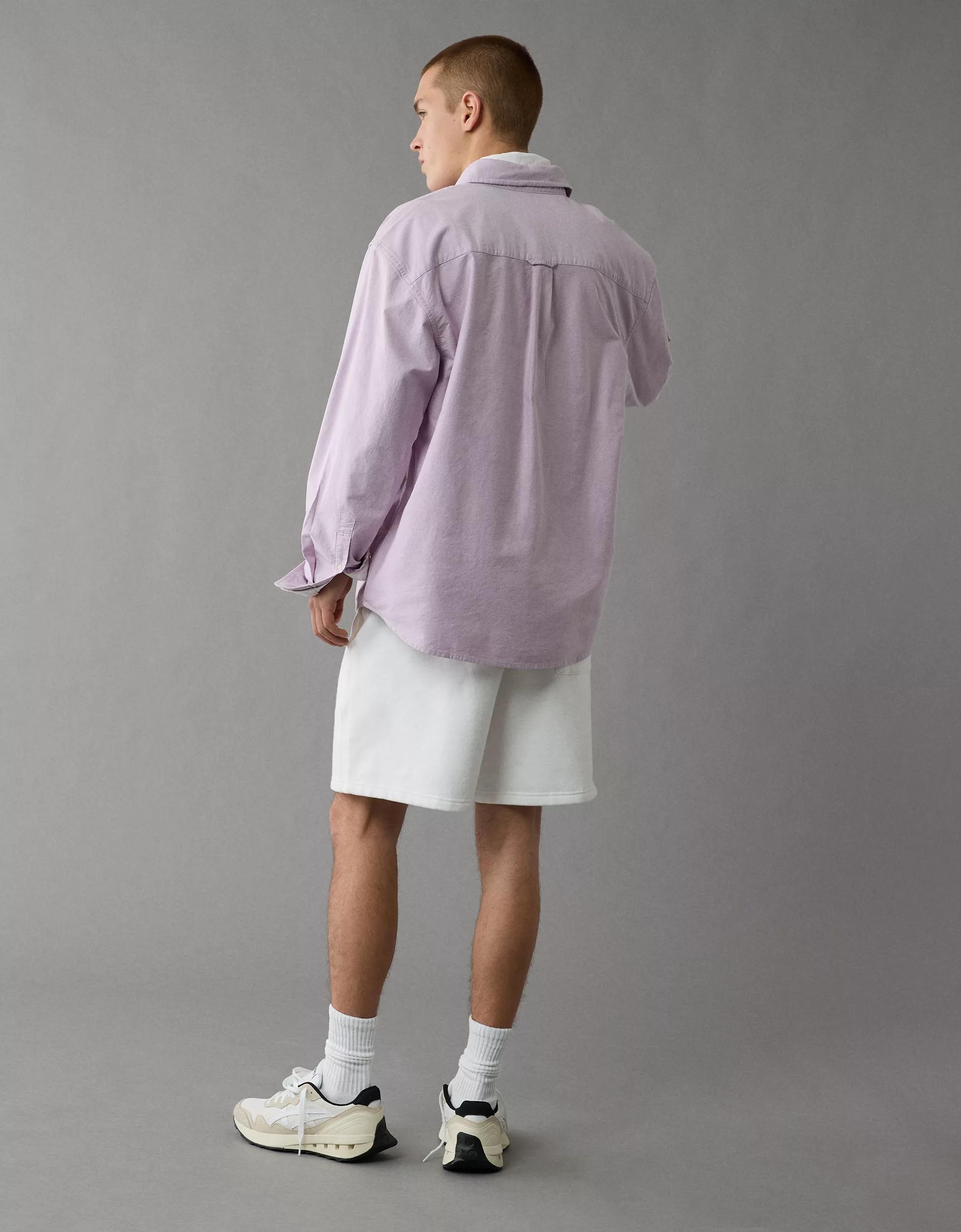 AE Everyday Relaxed Oxford Button-Up Shirt Product Image