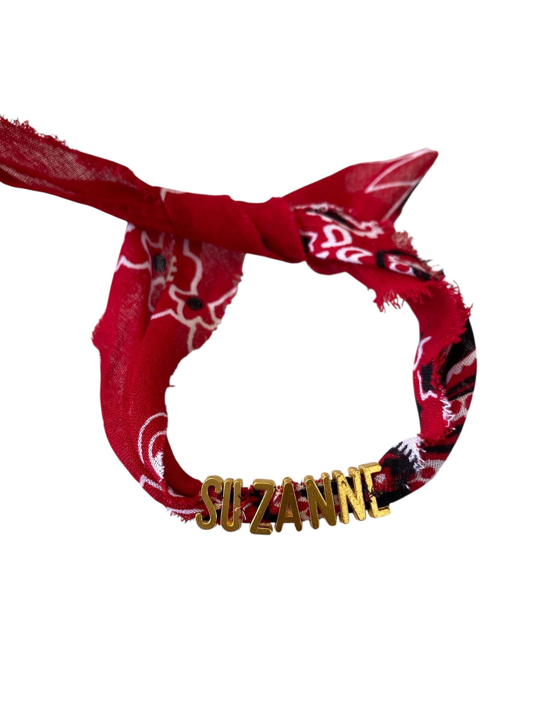 Custom Name Bandana Wristlet Product Image