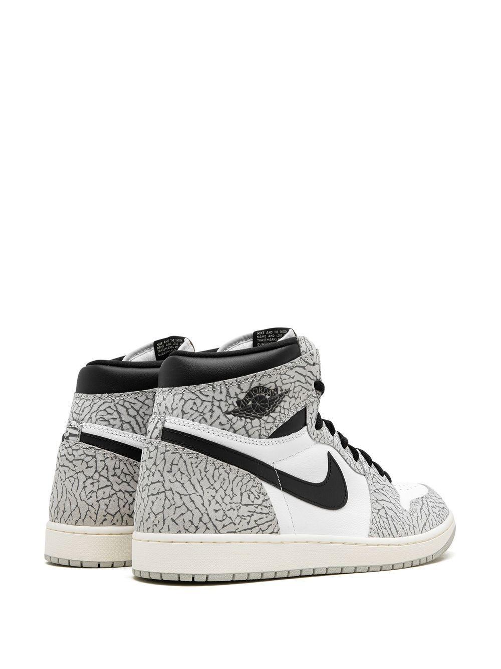 Air Jordan 1 High OG "White Cement" sneakers Product Image