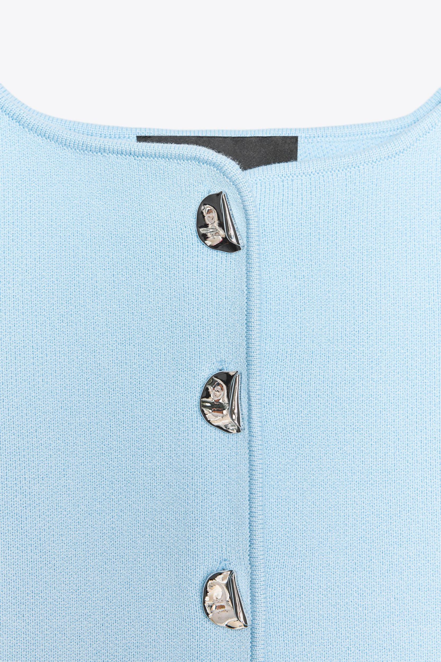 PLAIN KNIT CORSET TOP Product Image