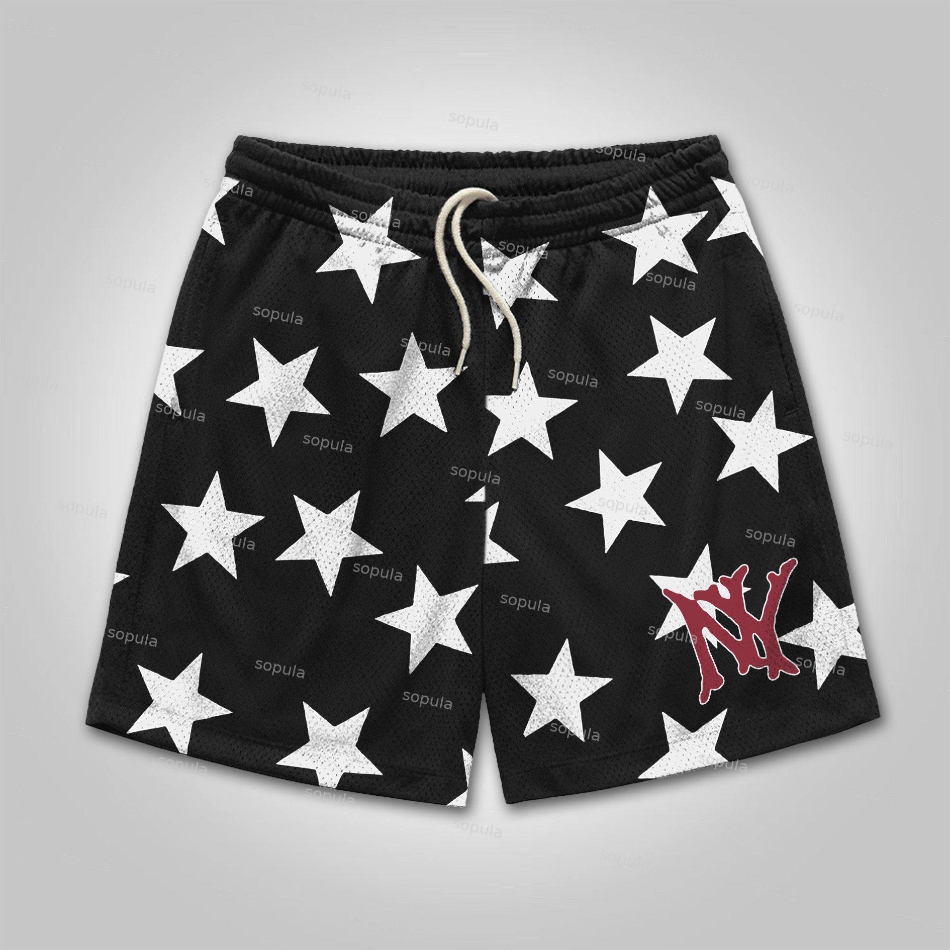Sopula NY Star Retro Mesh Shorts Product Image