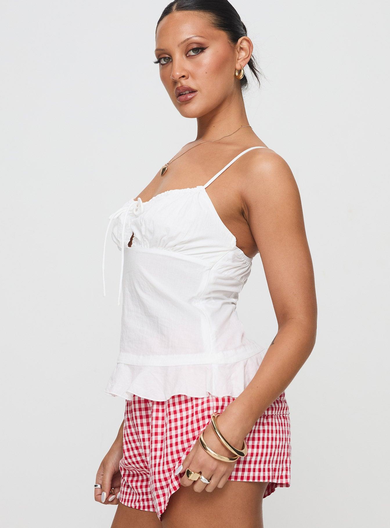 Empress Cami Top White Product Image