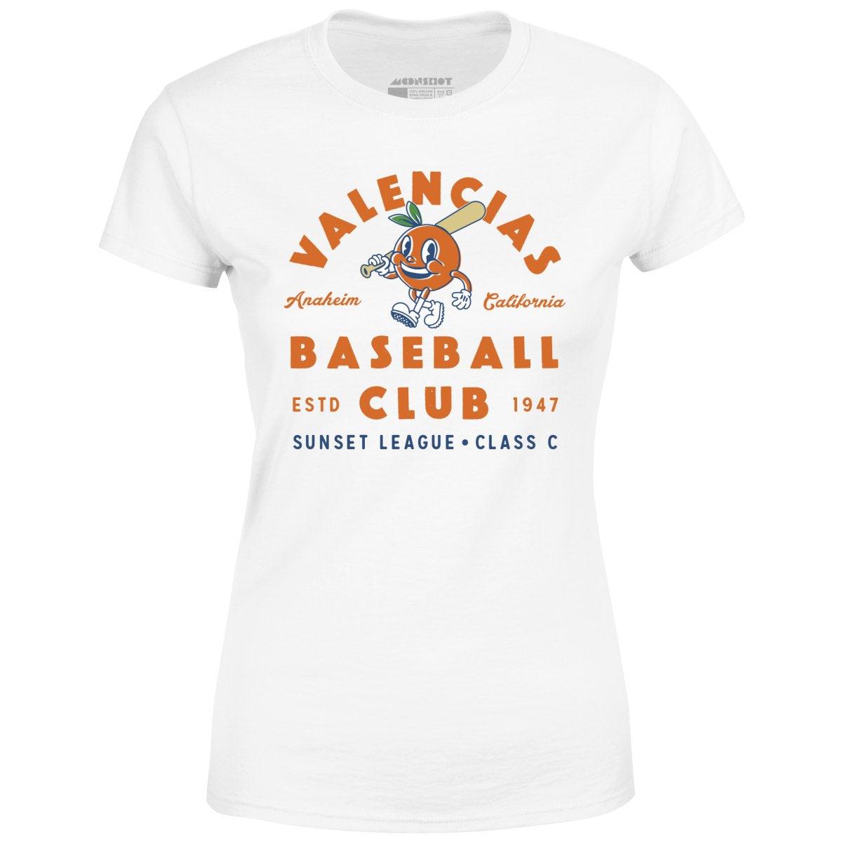 Anaheim Valencias - California - Vintage Defunct Baseball Teams - Women's T-Shirt Female Product Image