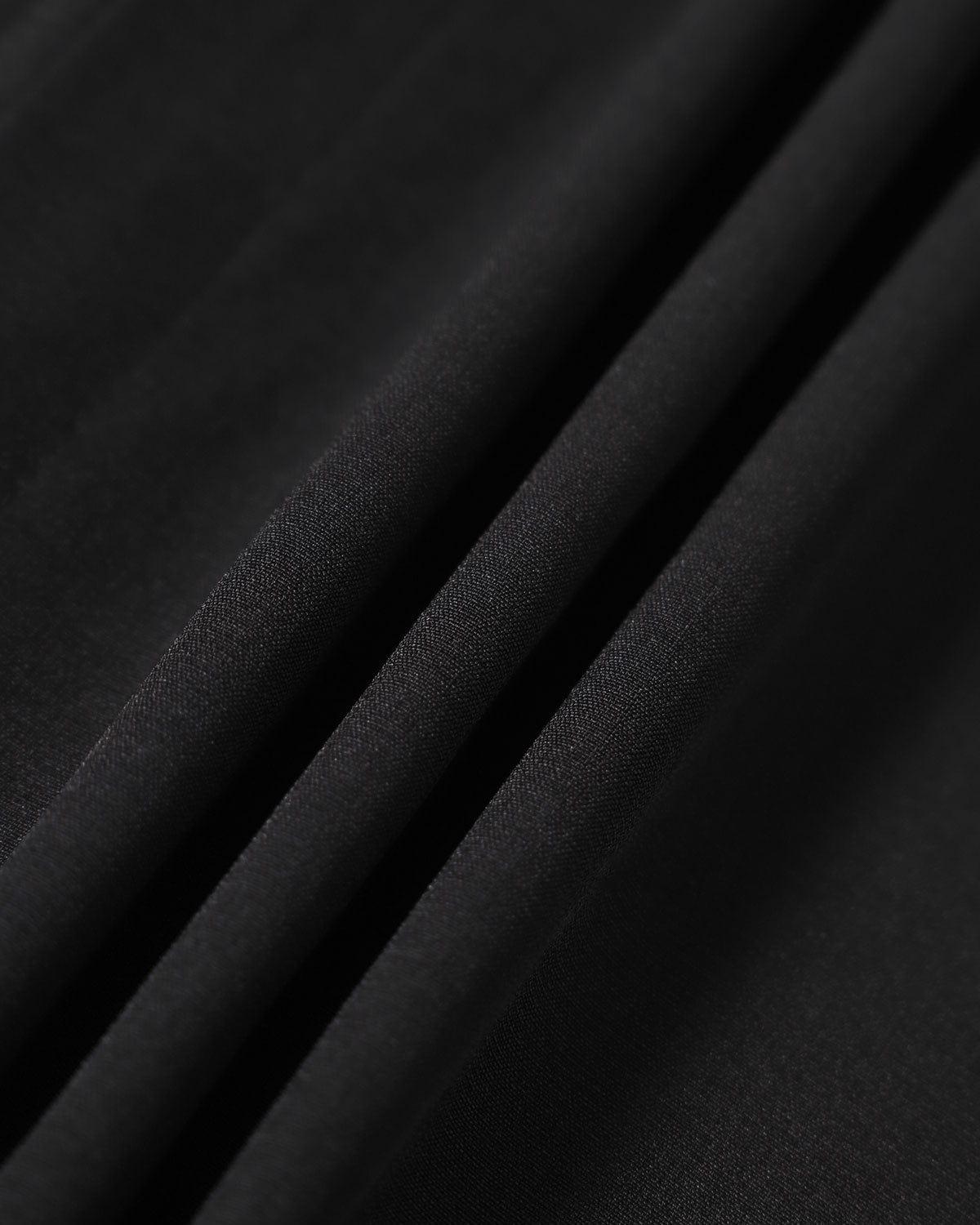 The Black U Neck Tie Back Sleeveless Maxi Dress Product Image