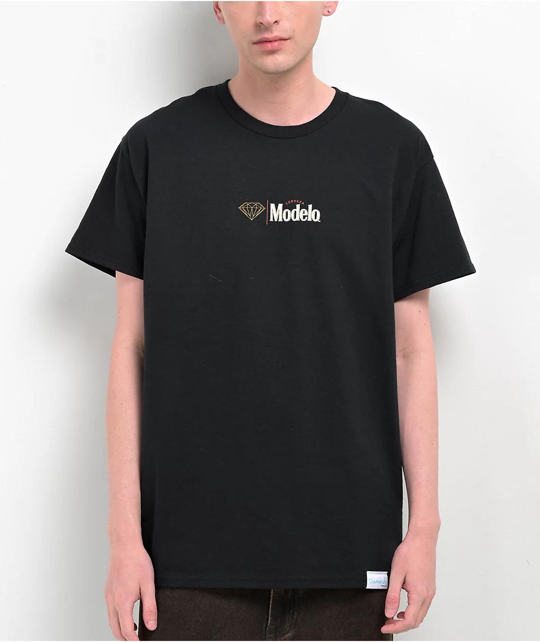 Diamond Supply Co. x Modelo Especial Black T-Shirt Product Image