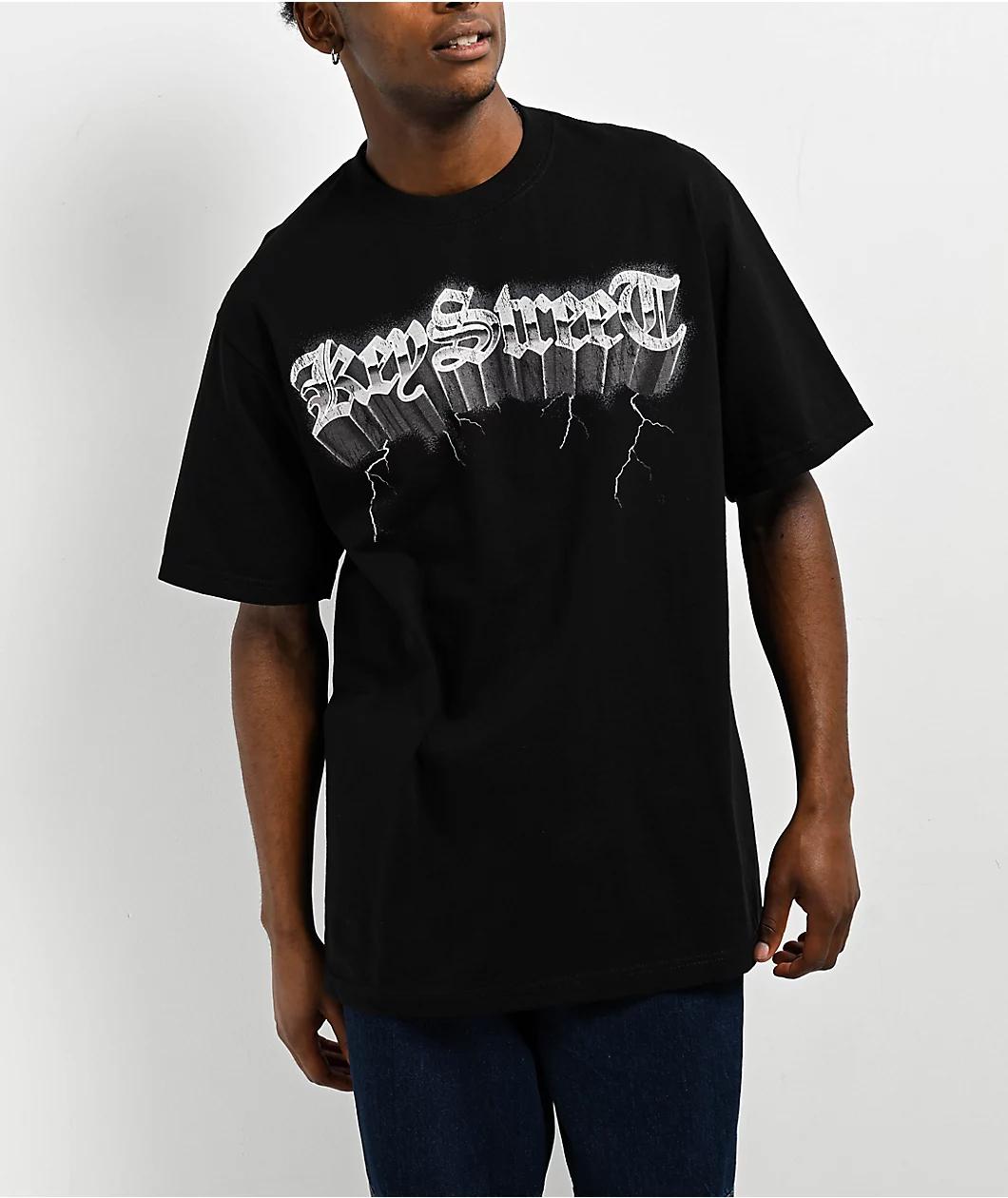 Key Street Truck Black T-Shirt Product Image