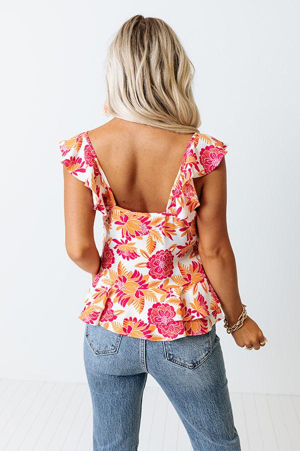 Bahama Nights Floral Top Product Image