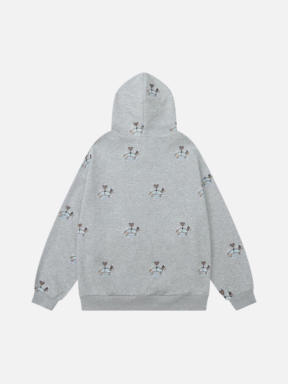 Aelfric Eden Dachshund Graphic Hoodie Product Image