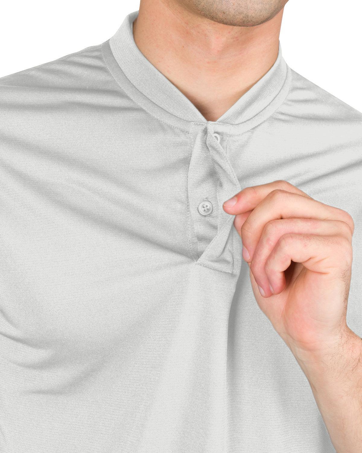 Three Sixty Six Men's Solid Collarless Golf Polo Male Product Image