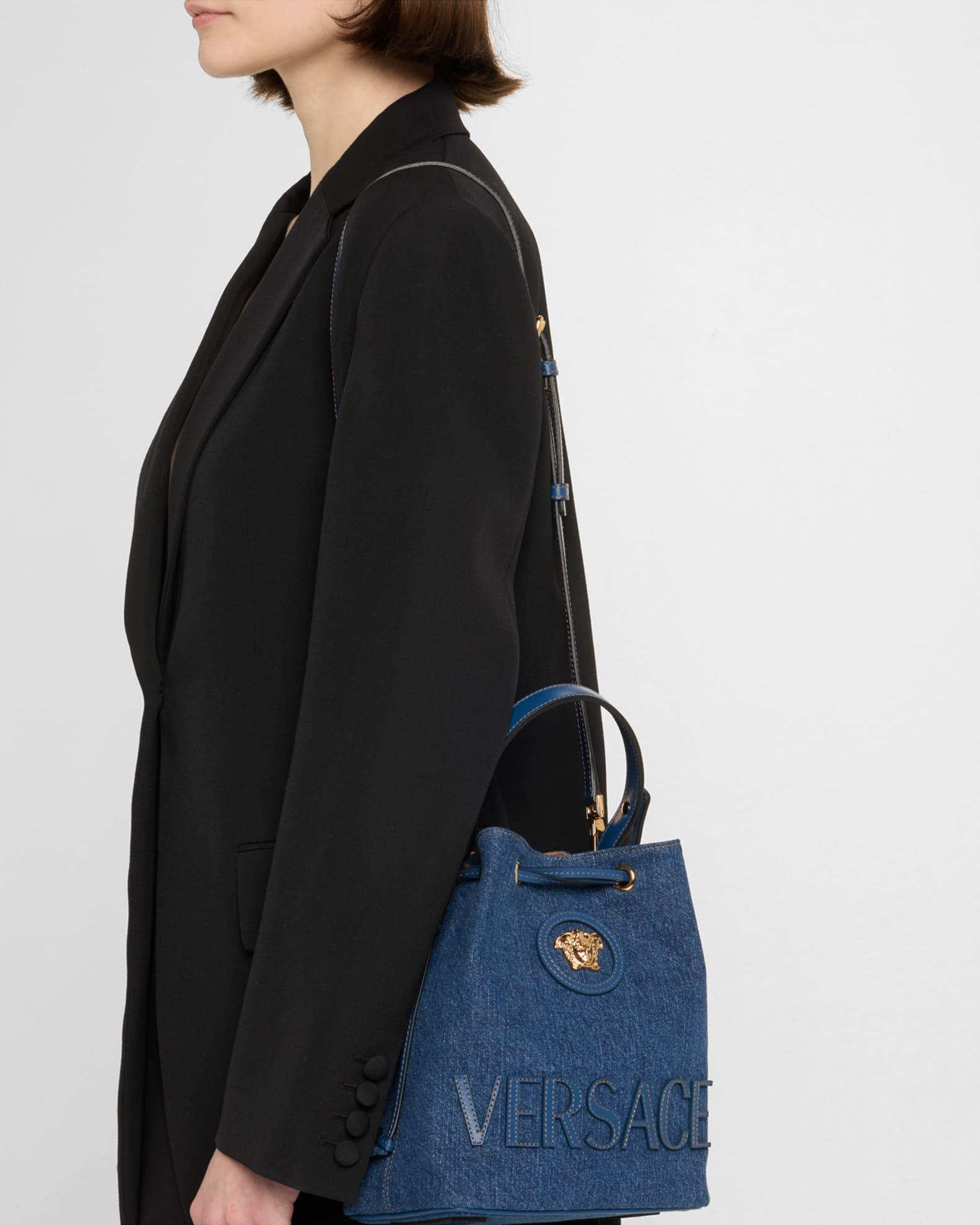 La Medusa Denim Bucket Bag Product Image