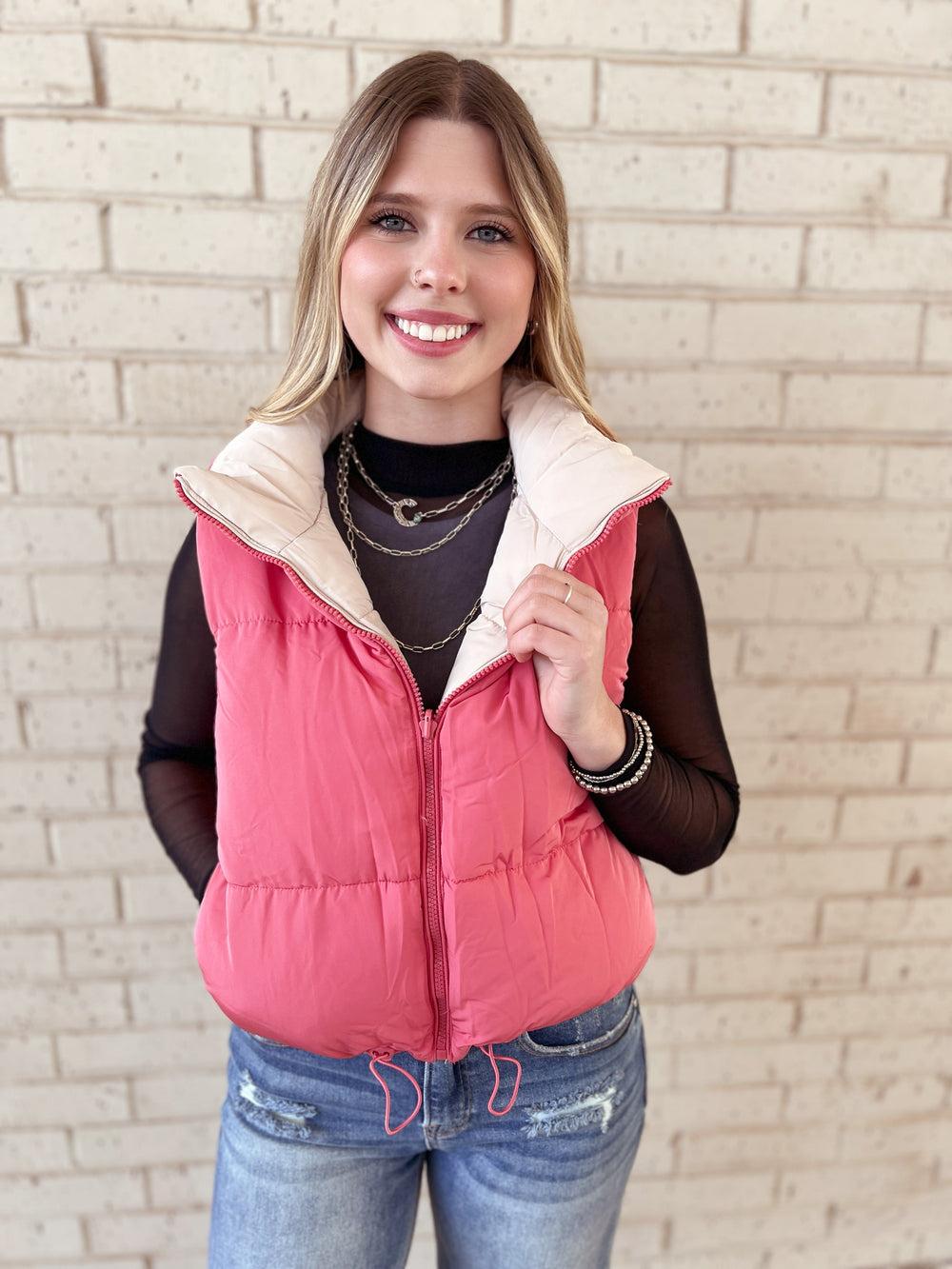 Woven Reversible Vest - Multiple Colors* Product Image