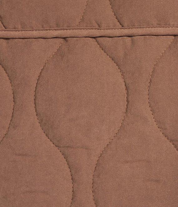 Double Zero Quilted Tie Front Patch Pocket Vest Product Image