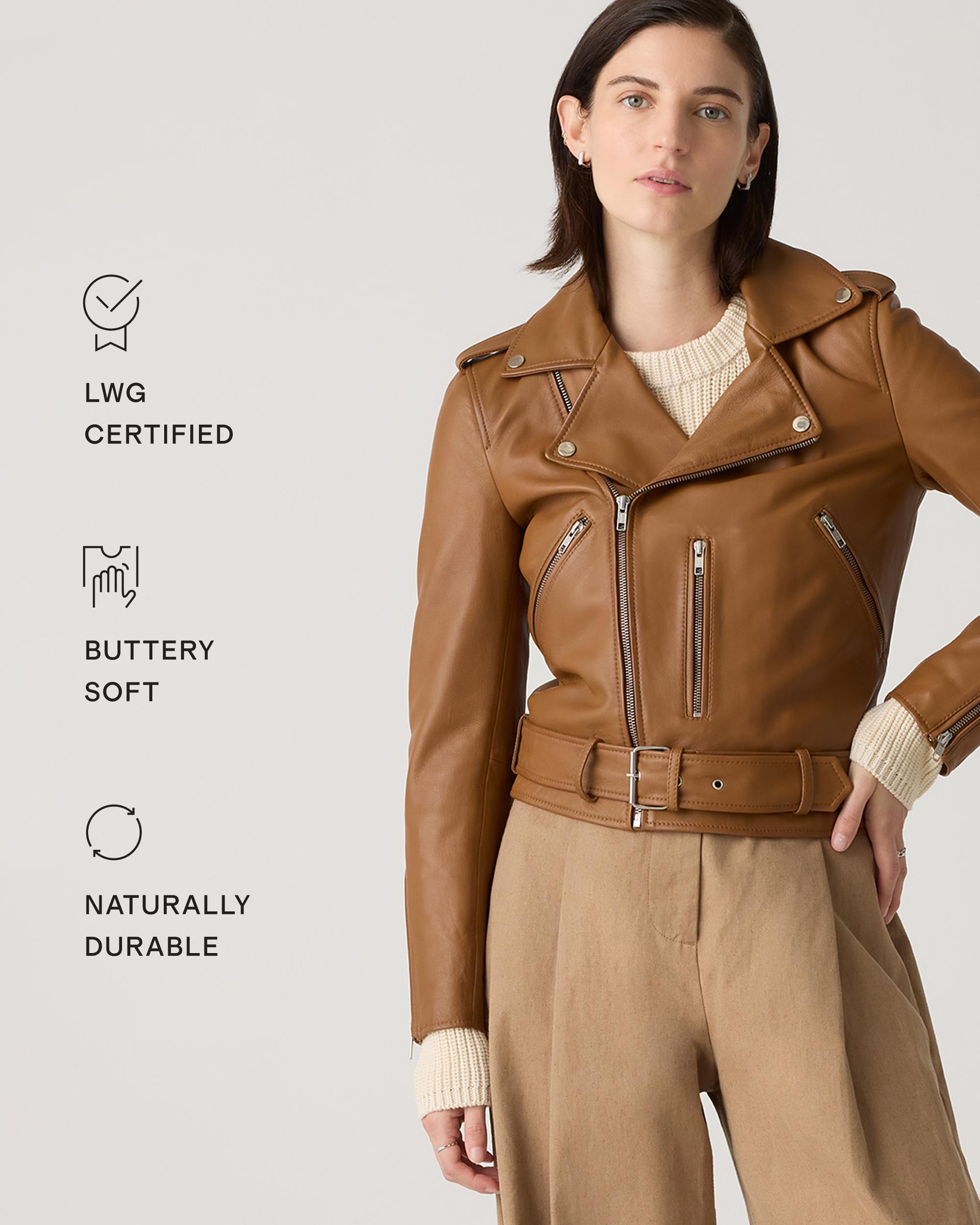 Quince | Women's Motorcycle Jacket Leather Product Image